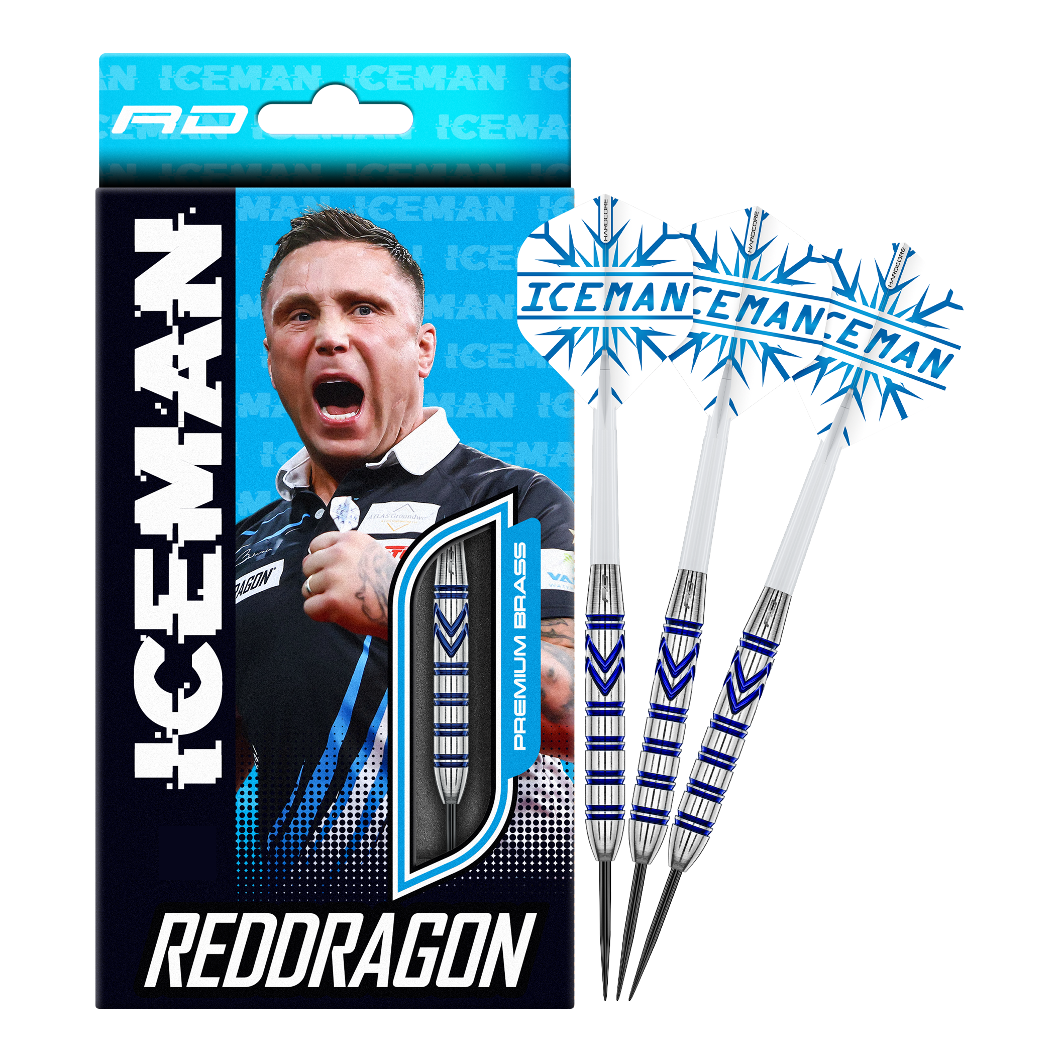Red Dragon Gerwyn Price Fléchettes en acier et laiton - 21 g Zu sehen sind Red Dragon Gerwyn Price Brass Steeldarts - 21 g in vollständiger Ansicht. Die Darts sind robust und für den Wettkampf entwickelt.