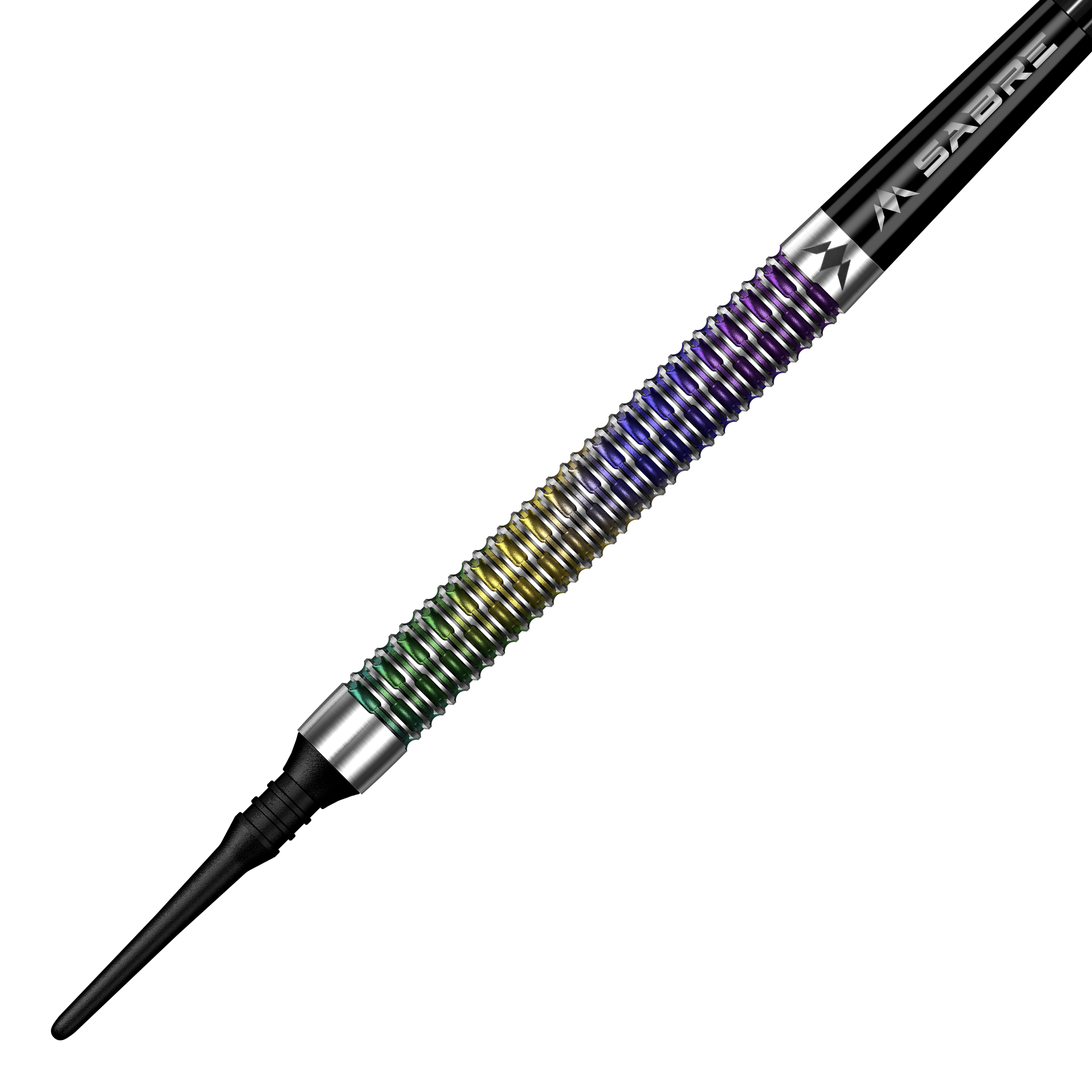 Fléchettes souples Mission Kaleidos - 19 g Auf dem Bild sieht man Mission Kaleidos Softdarts - 19g. Diese Softdarts sind für Präzision und gutes Handling bekannt.