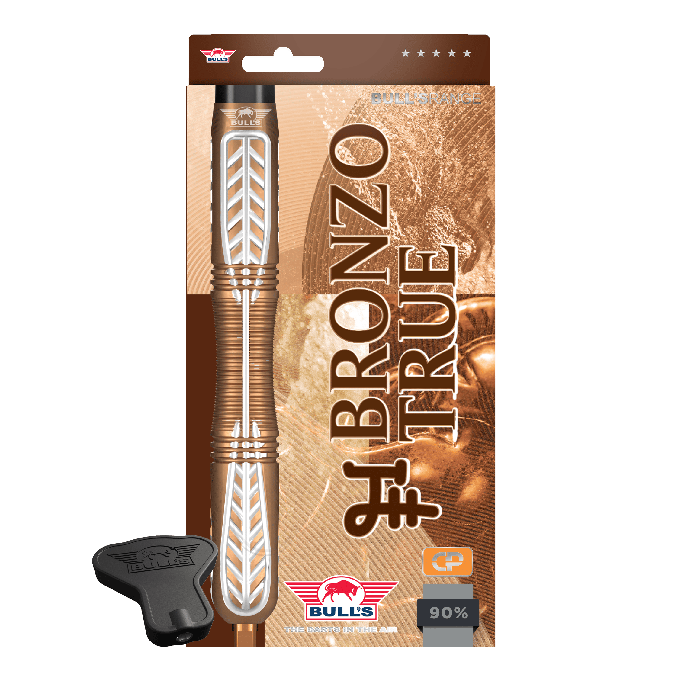 Fléchettes en acier Bulls NL Bronzo True Convertible Point