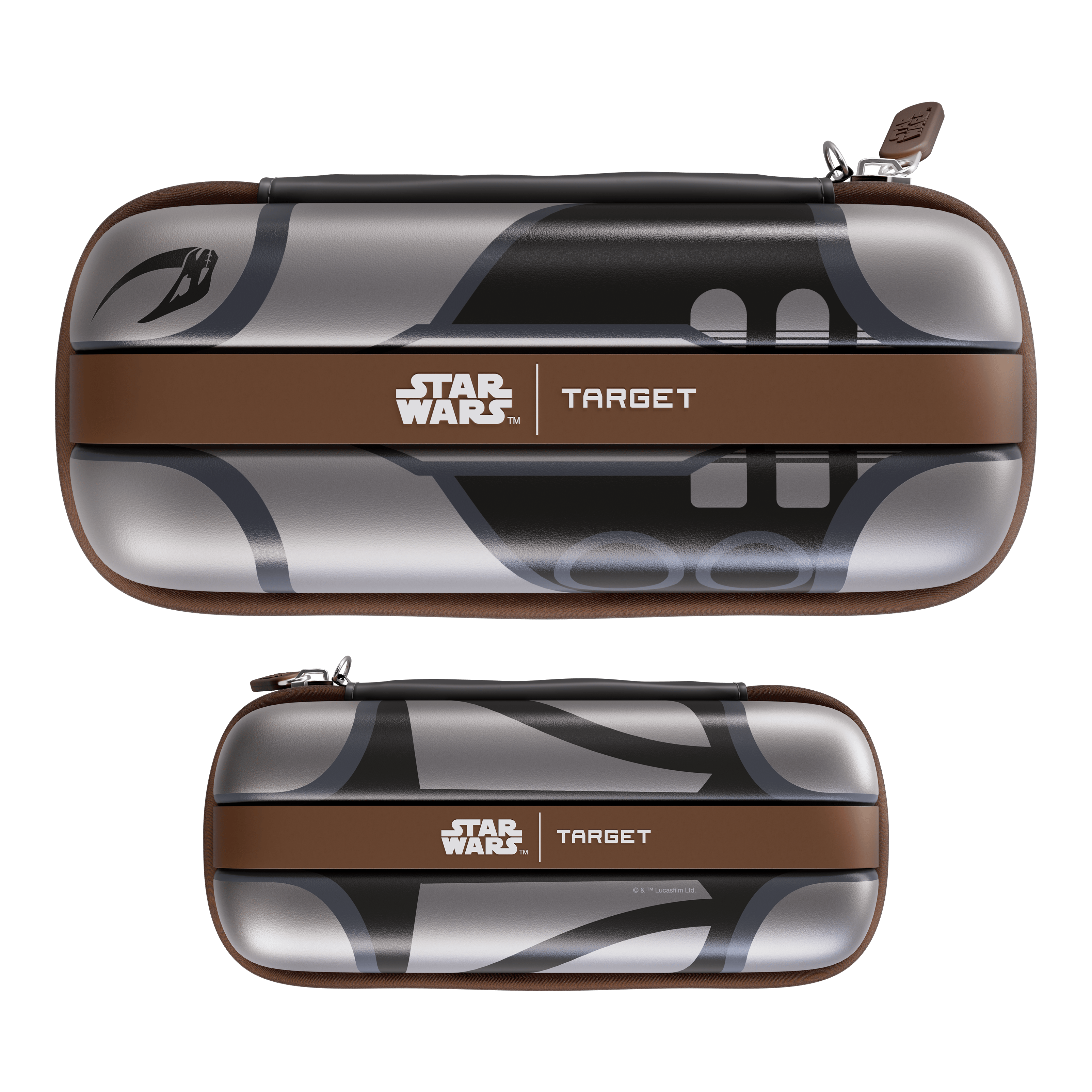 Étui à fléchettes Target Star Wars Boa - Mandalorien Das Bild zeigt das Target Star Wars Boa Dartcase - Mandalorian. Es handelt sich um ein Dart-Etui mit Mandalorian-Motiv aus der Star Wars Kollektion.