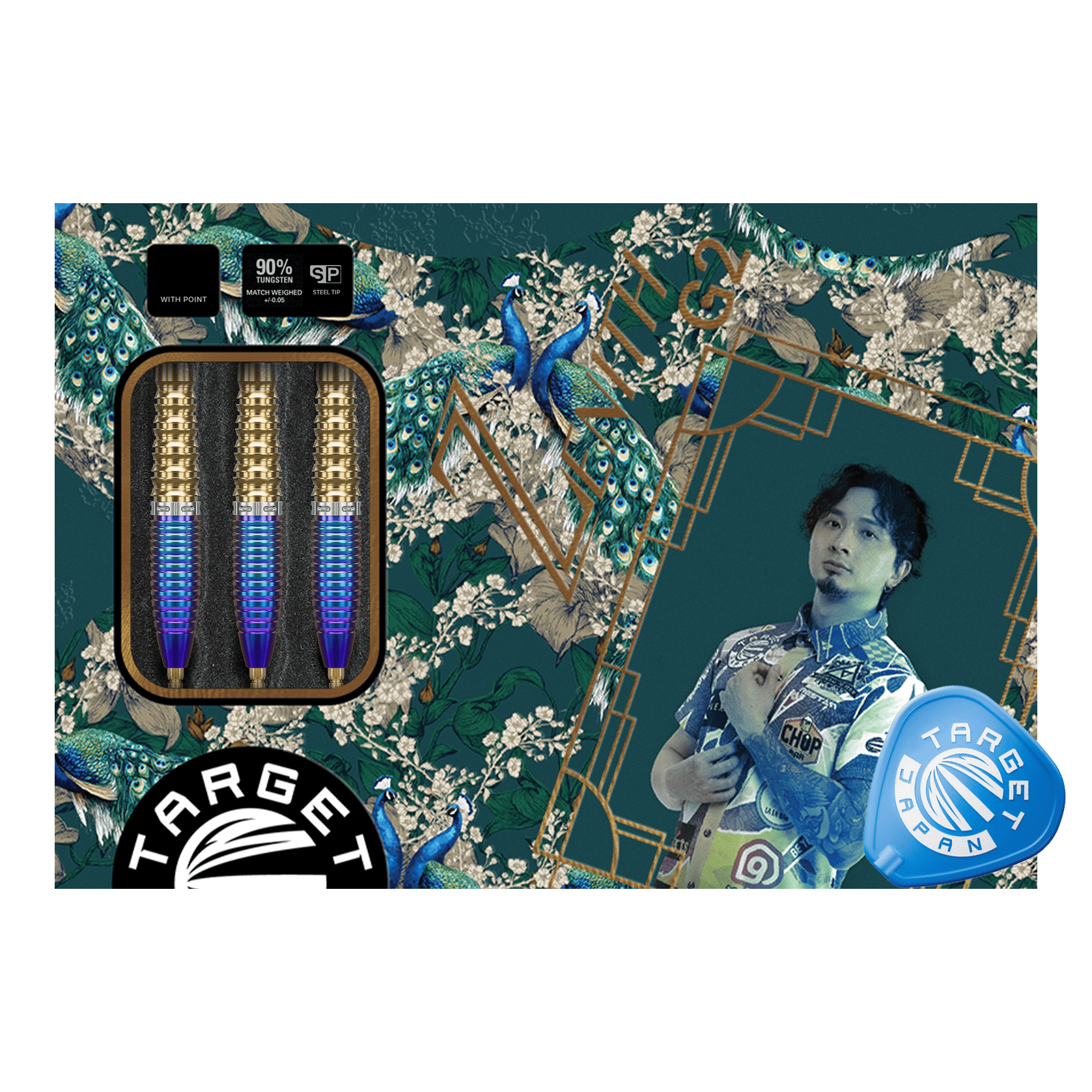 Fléchettes en acier Target Japan Prime Series Zenith GEN2 Swiss Point - 23 g Gezeigt wird das Produkt Target Japan Prime Series Zenith GEN2 Swiss Point Steeldarts - 23g. Es handelt sich um hochwertige Steeldarts für das Dartspiel.