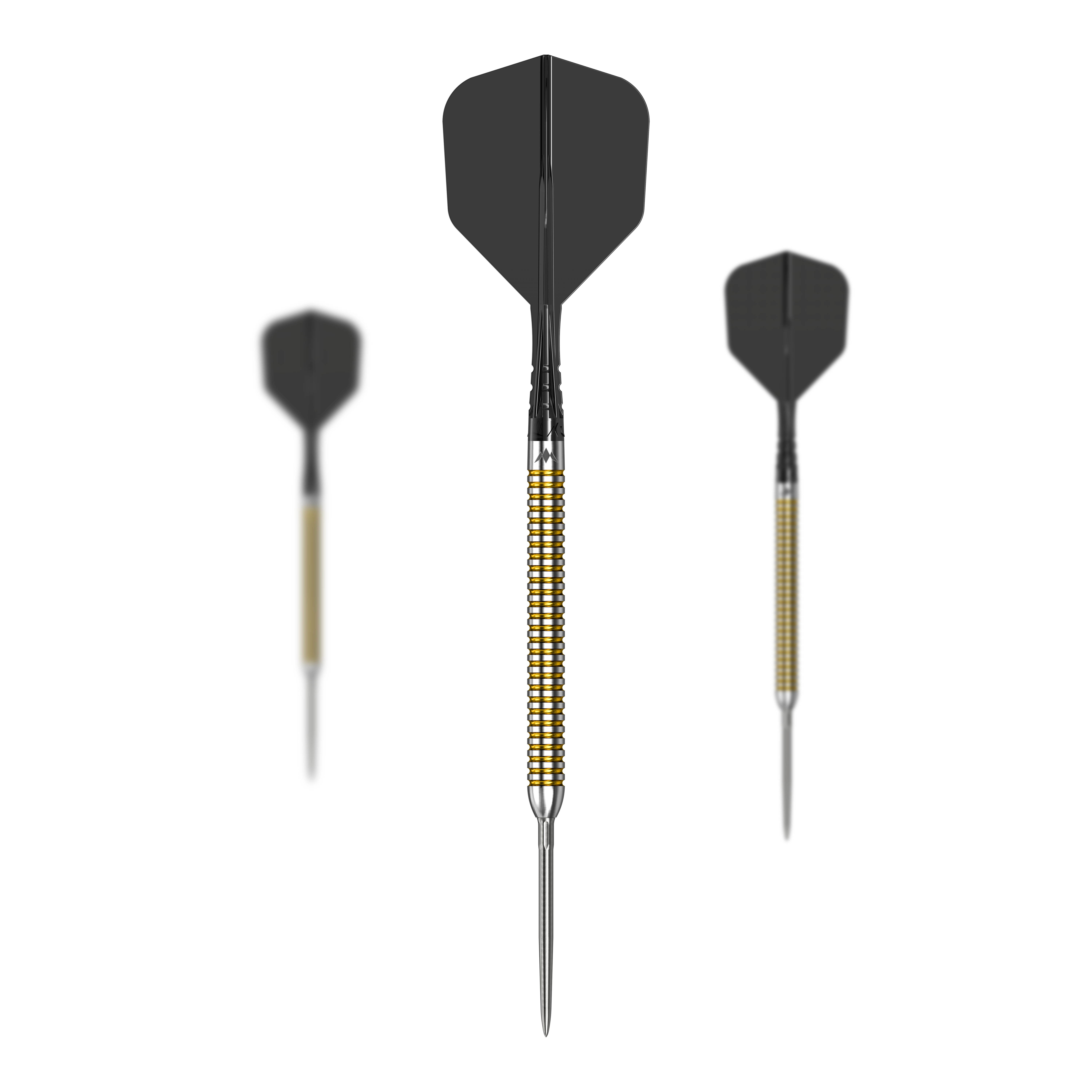 Fléchettes en acier Mission Mike De Decker V2 R2.5 Dies ist ein Produktfoto von Mission Mike De Decker V2 R2.5 Steeldarts. Die Darts werden im Set dargestellt.