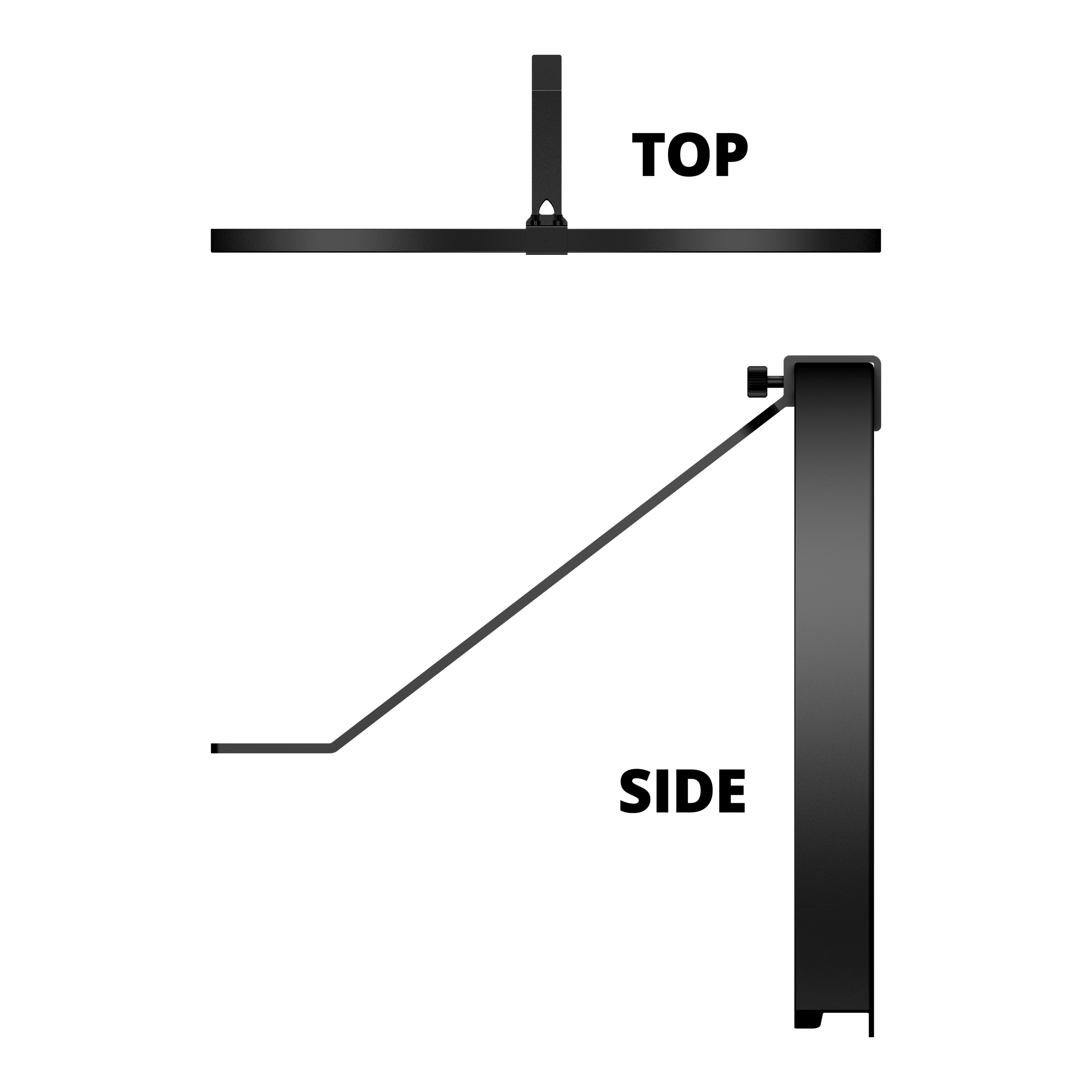 Système d'éclairage LED Mission Torus 120 - Noir Abgebildet ist das Mission Torus 120 LED Beleuchtungssystem in Schwarz. Das System eignet sich zur optimalen Beleuchtung für Dartboards.