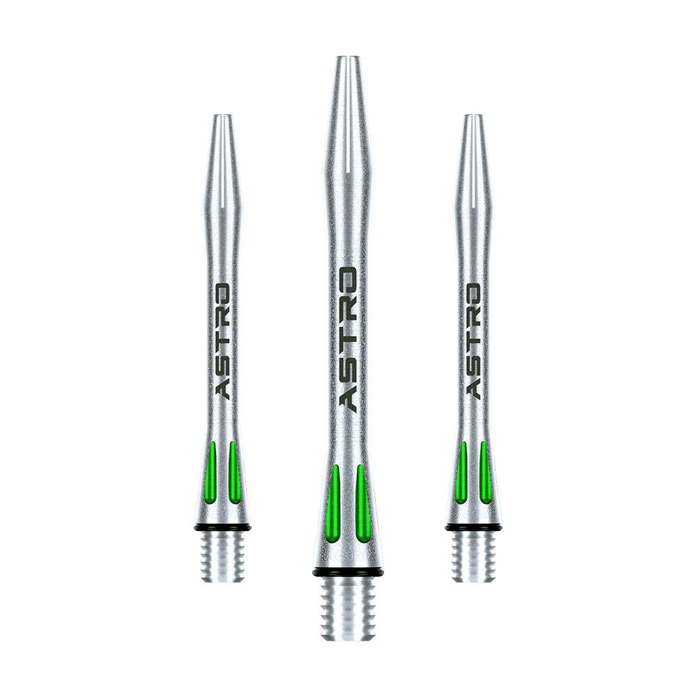 Winmau Astro Aluminium Shafts - Grün