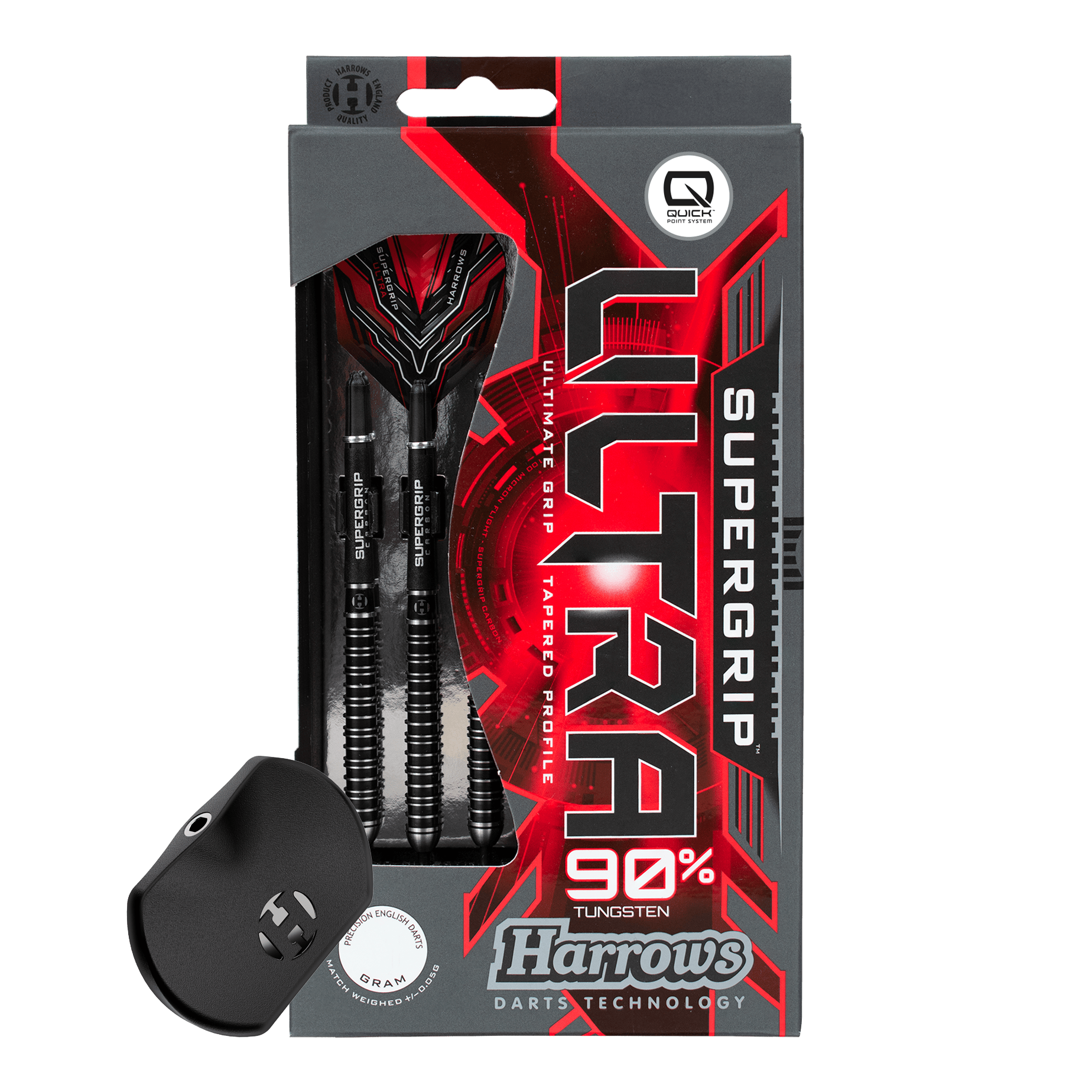Fléchettes en acier Harrows Supergrip Ultra Quick Point