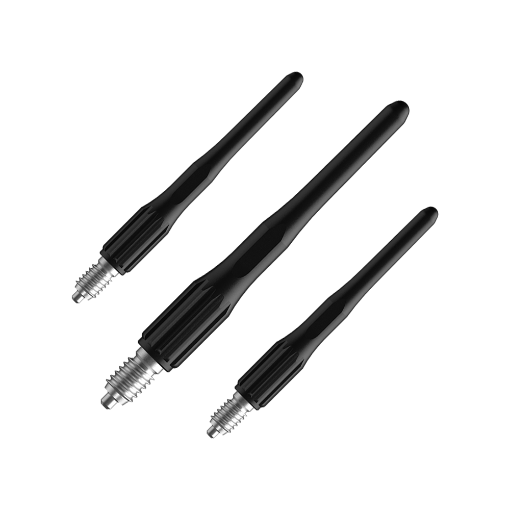 Pointes de fléchettes souples convertibles Bulls NL - Lot de 15 - Noires Abgebildet ist das Set Bulls NL Convertible Point Softdartspitzen - 15er Pack - Schwarz. Das Set enthält mehrere Spitzen.