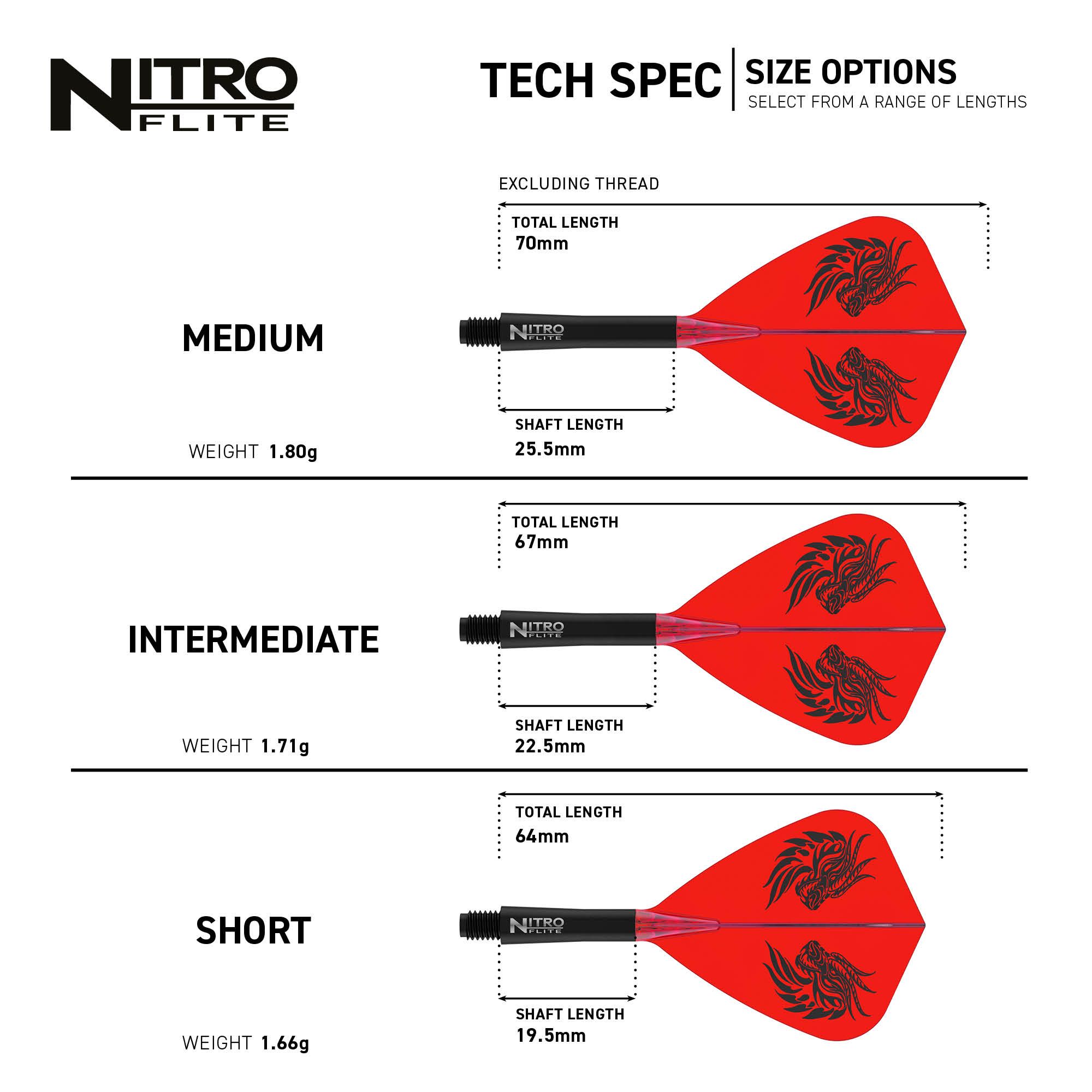 Hier ist ein Red Dragon Nitro Flite - Jonny Clayton Kite Flight abgebildet. Es handelt sich um ein Darts-Flight mit individueller Gestaltung.