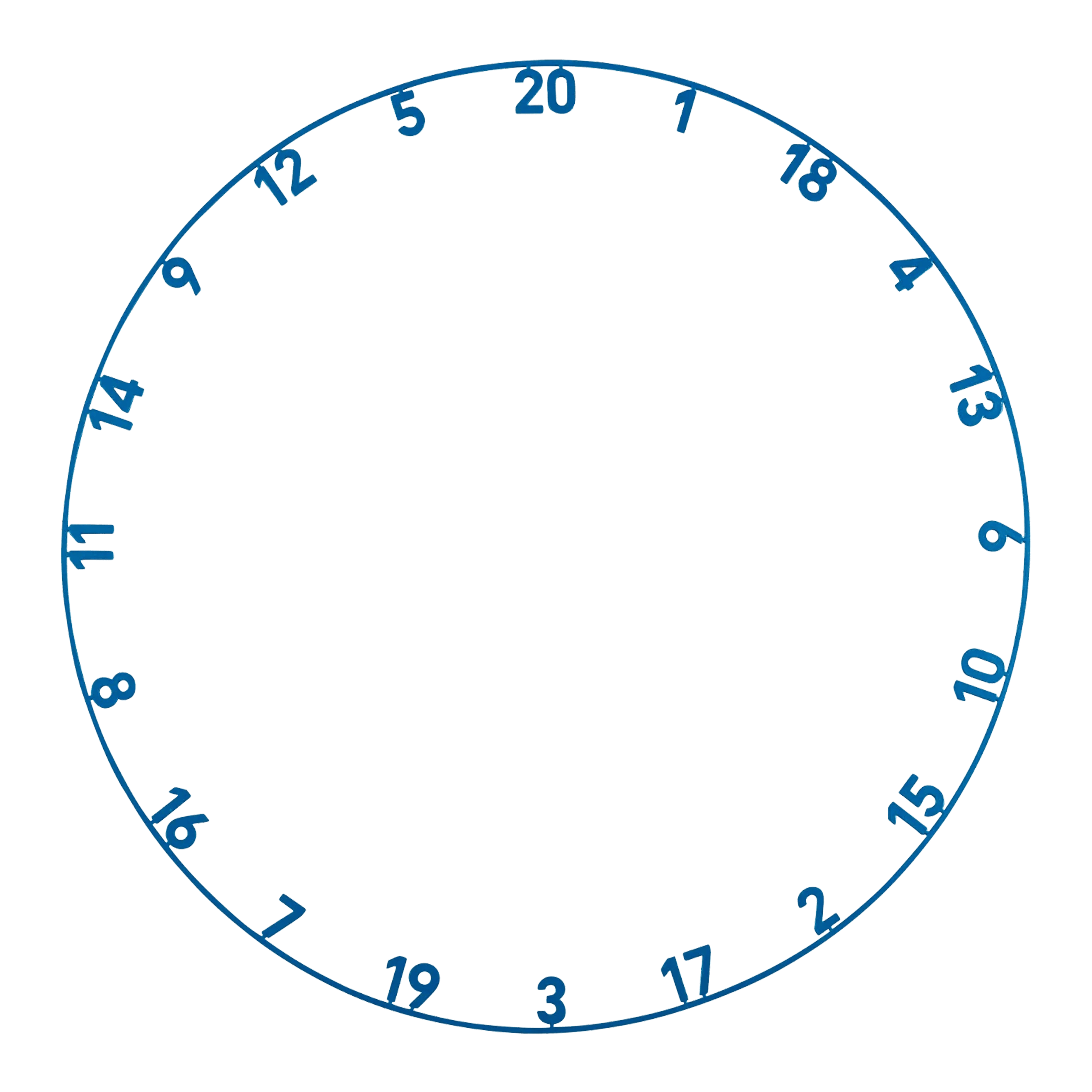 Cible de fléchettes Precise 180 Endorphine en acier avec anneau numéroté - Bleu arctique Das Precise 180 Endorphine Steeldartboard mit Nummernring in Arctic Blue ist abgebildet. Das Bild zeigt das Dartboard aus einer anderen Perspektive.