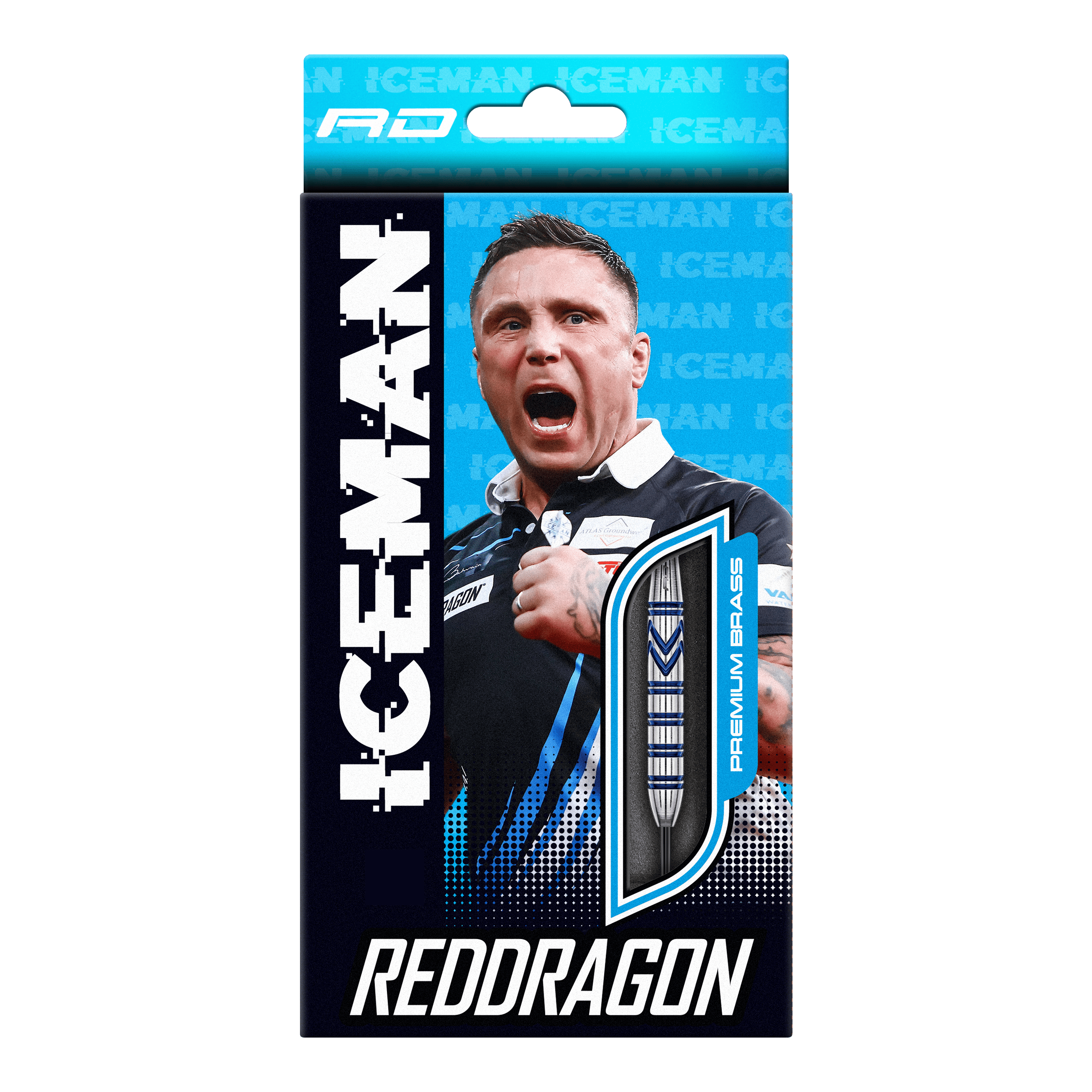 Red Dragon Gerwyn Price Fléchettes en acier et laiton - 21 g
