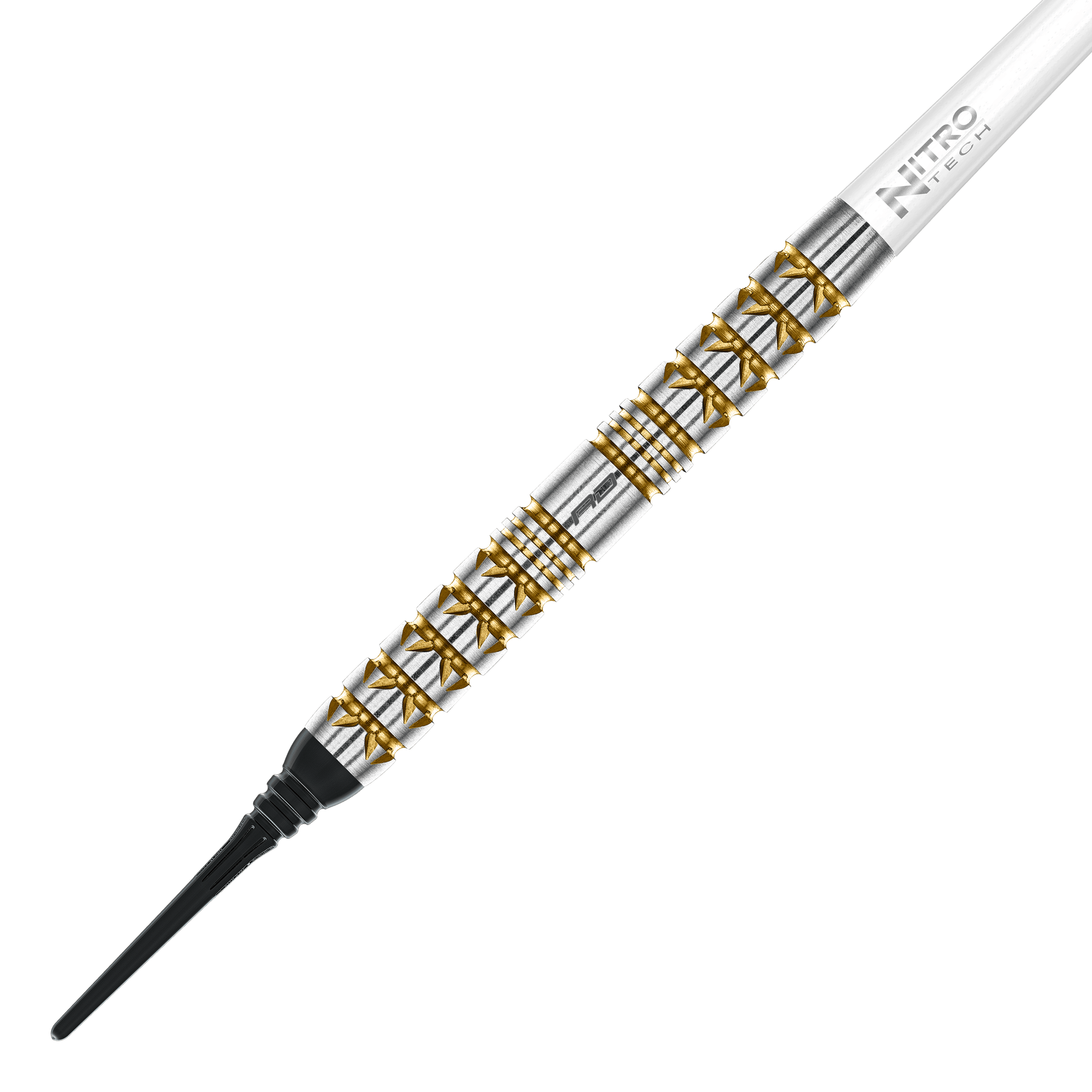 Fléchettes souples Red Dragon Paradym Gold Parallel - 20 g Zu sehen sind die Red Dragon Paradym Gold Parallel Softdarts mit 20g Gewicht. Die Darts haben eine goldene Optik und ein stilvolles Aussehen.