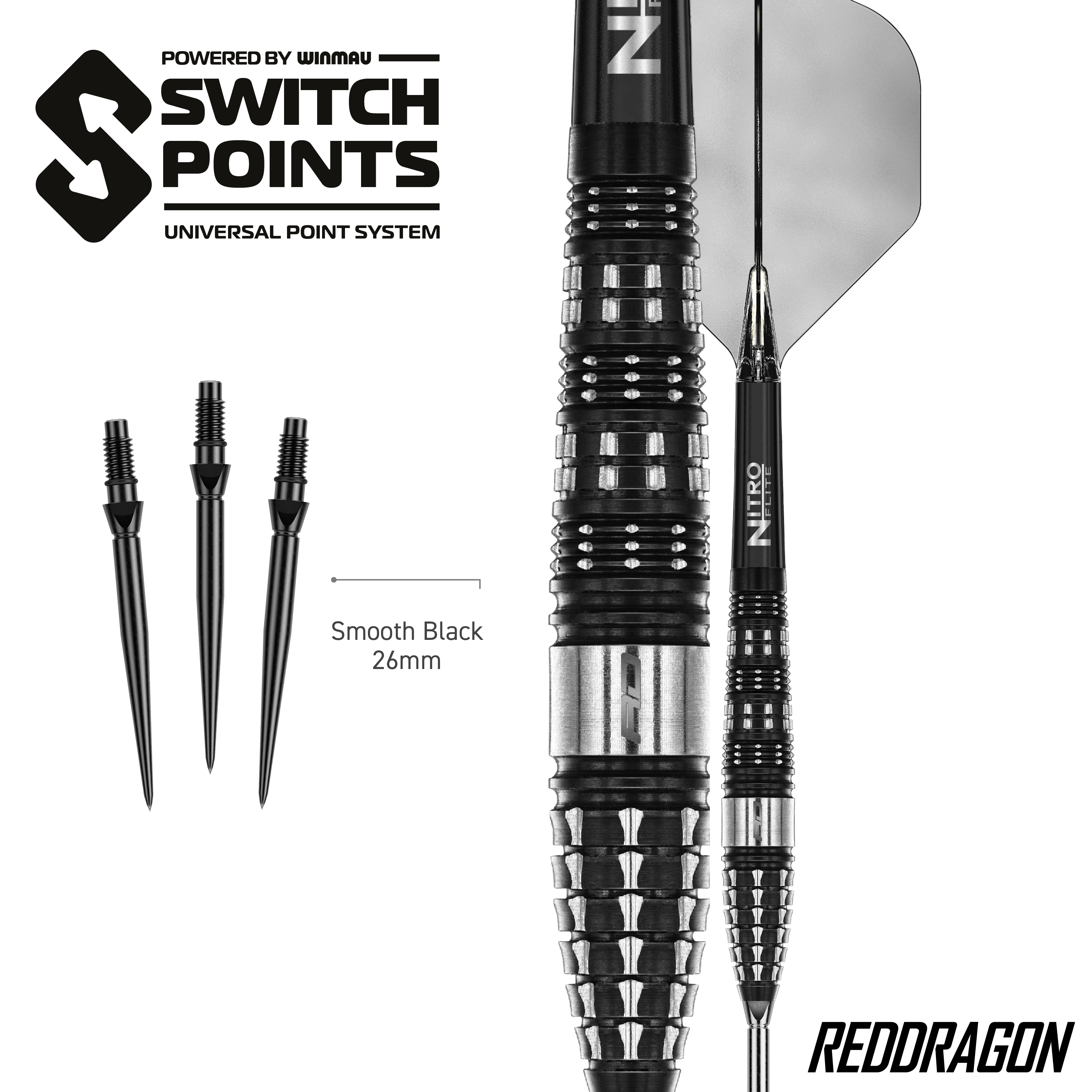 Fléchettes en acier Red Dragon Recon Torpedo Hier sind die Red Dragon Recon Torpedo Steeldarts - 23g abgebildet. Die Steeldarts werden in einer anderen Ansicht präsentiert.