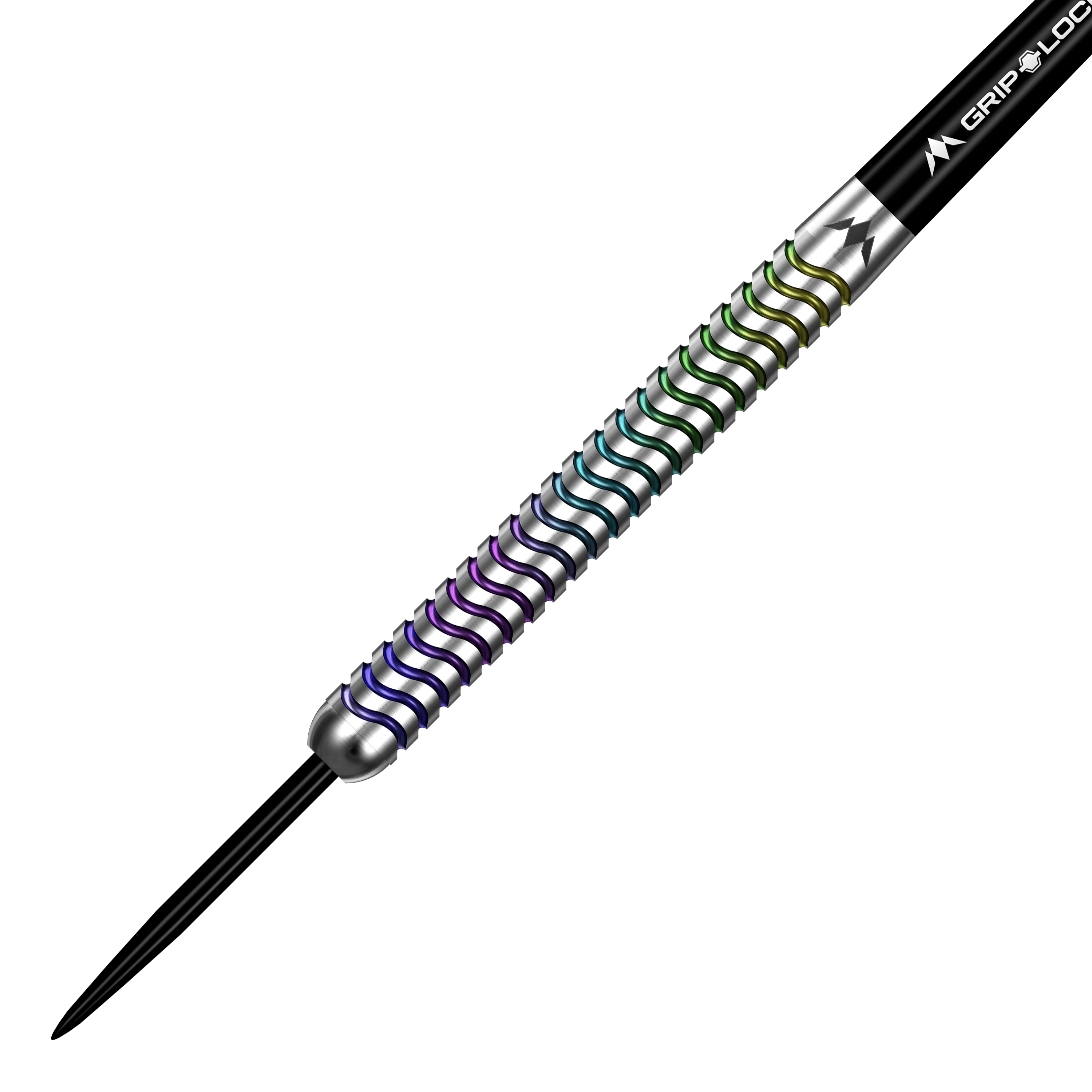 Fléchettes en acier Mission Mirage Mission Mirage Steeldarts bieten hohe Qualität und gutes Design. Auf diesem Bild ist das Produktset dargestellt.