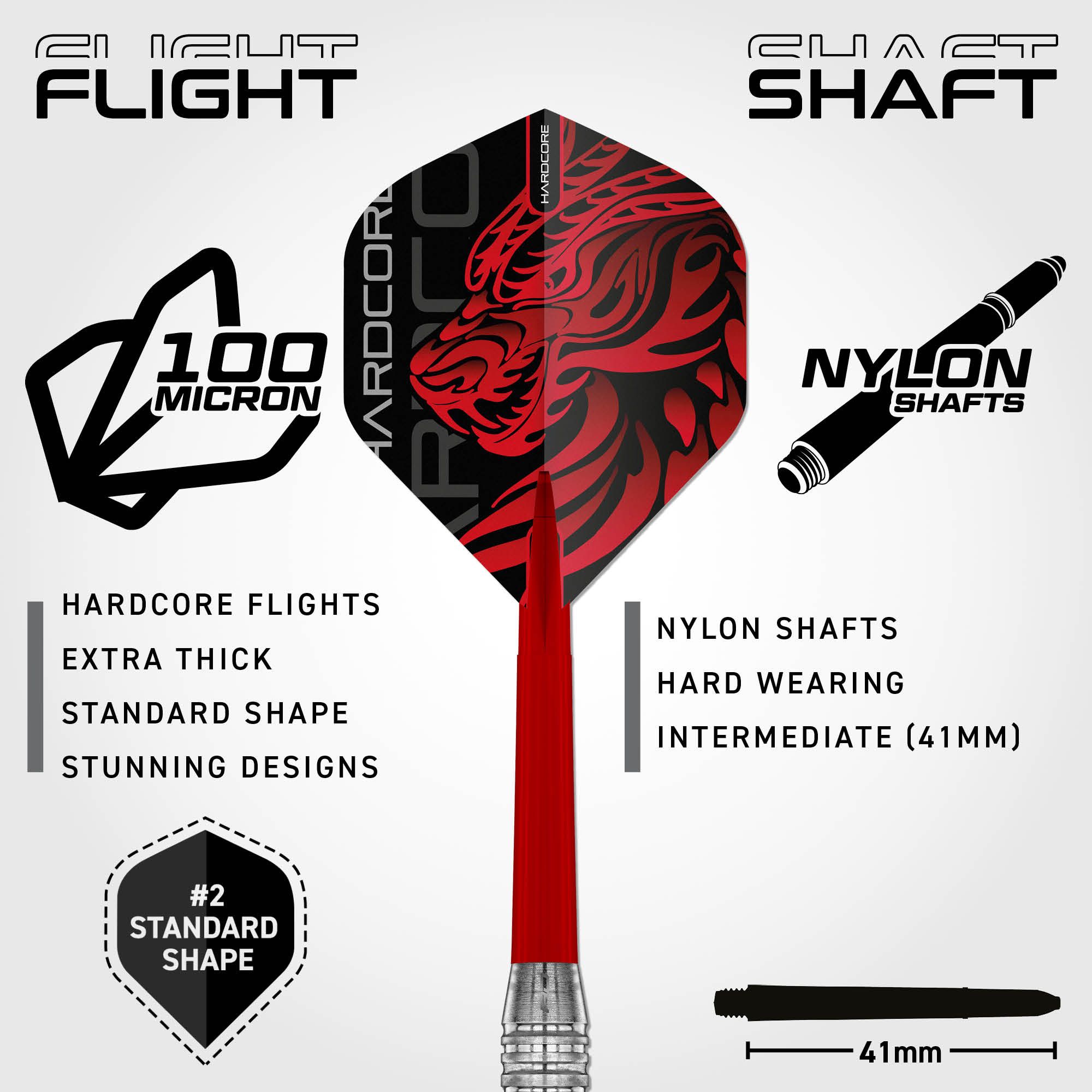 Fléchettes en acier laitonné Red Dragon Jonny Clayton - 21 g Auf dem Bild sind die Red Dragon Jonny Clayton Brass Steeldarts - 21 g abgebildet. Diese Darts eignen sich perfekt für Steeldart-Fans.