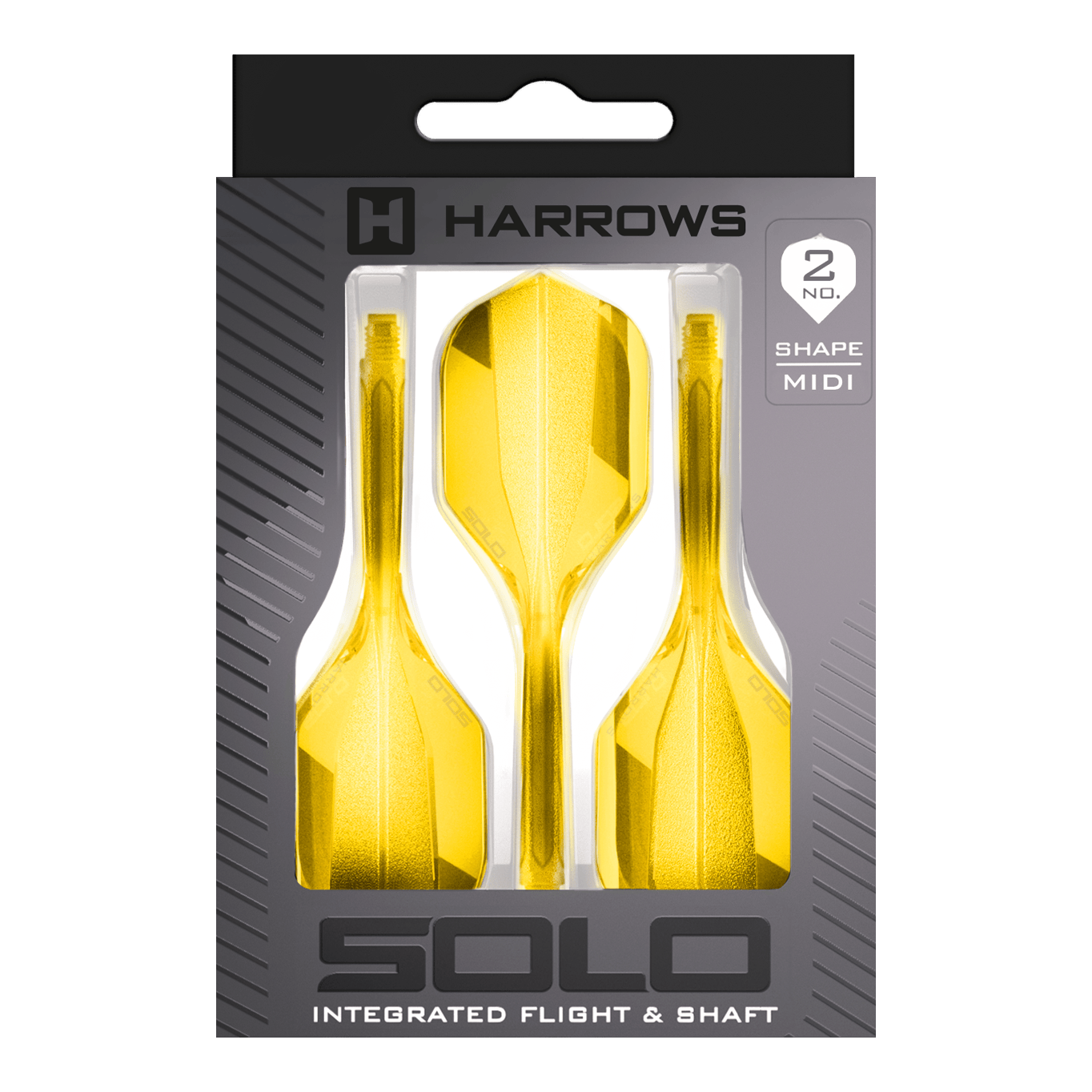 Harrows Solo No2 Flight-Shaft-System - Gelb