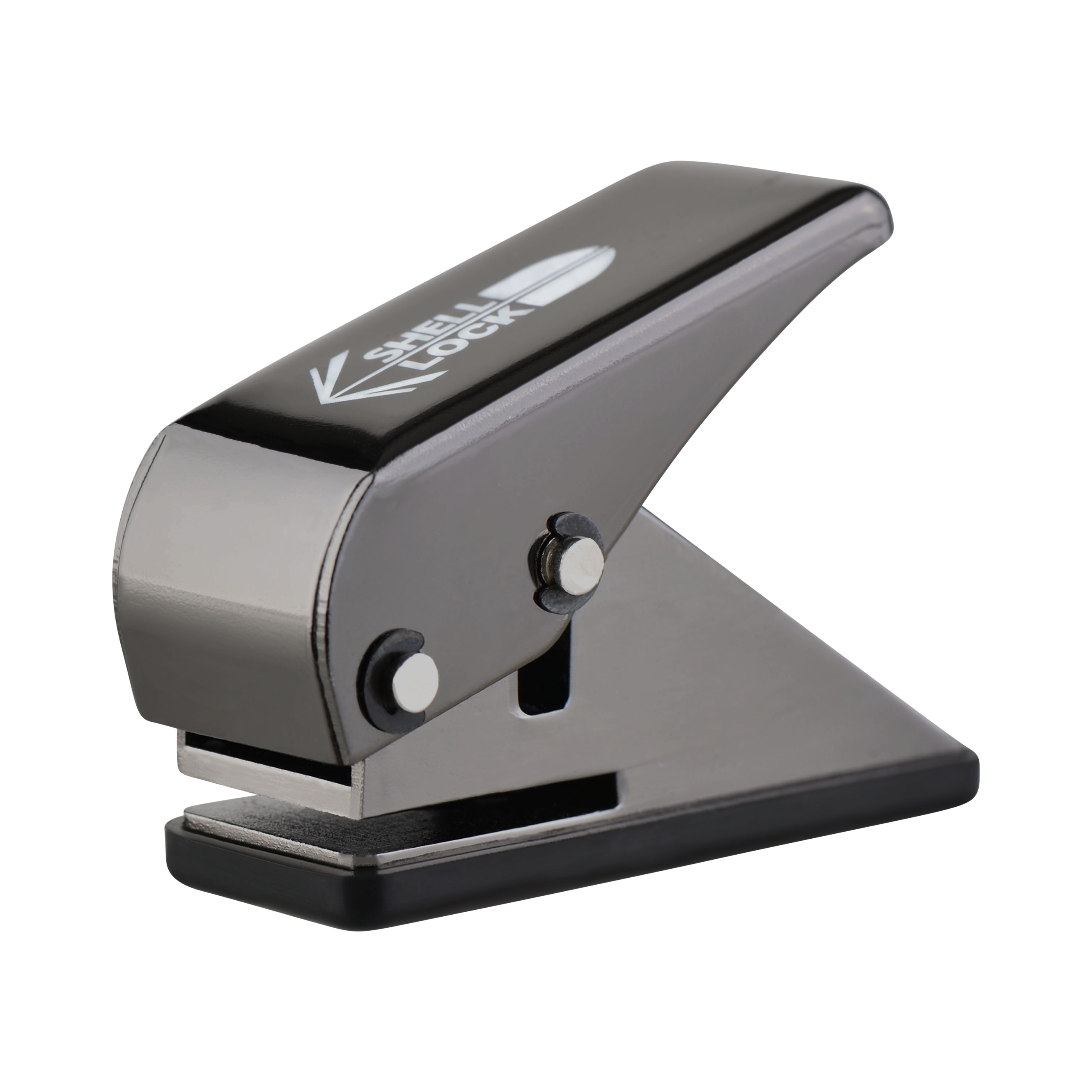 Poinçon de verrouillage de coque One80 style L Poinçon de vol Das Bild zeigt den L-Style One80 Shell Lock Punch Flightlocher. Dieses Produkt wird verwendet, um Löcher in Dartflights zu stanzen.