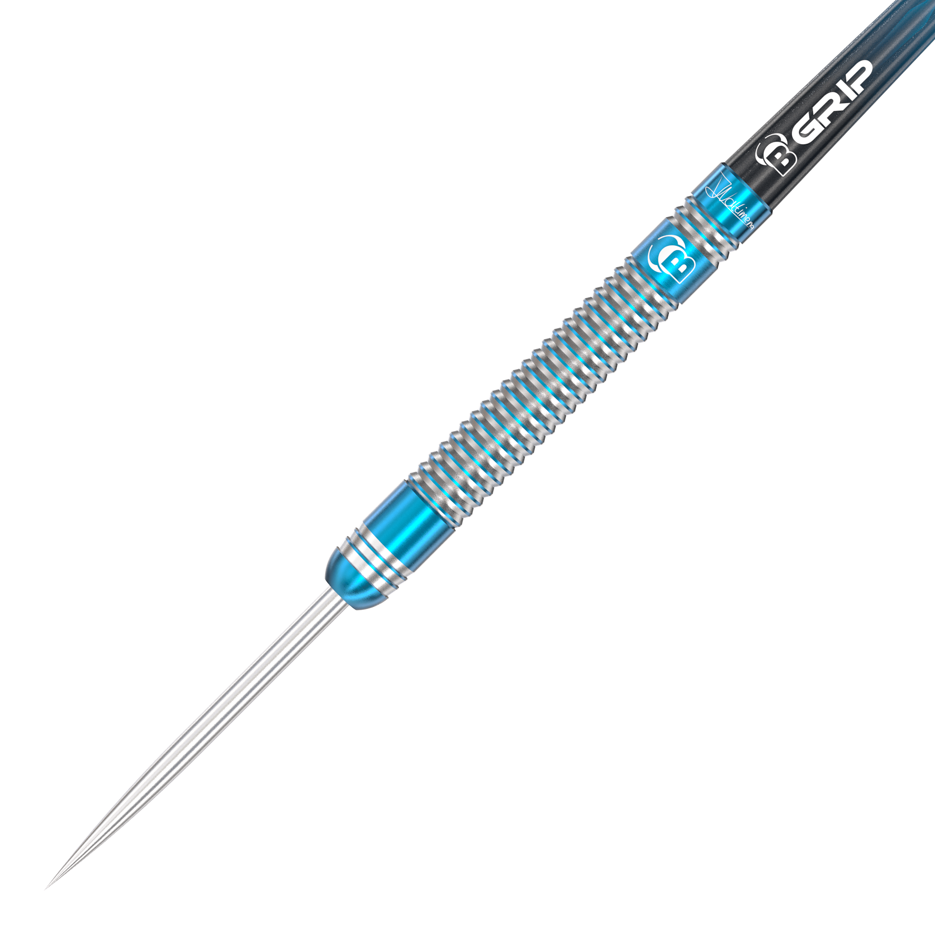 Fléchettes en acier Bulls Jermaine Wattimena Génération 3 Der Bulls Jermaine Wattimena Generation 3 Steeldart hat ein silbernes Barrel mit blauen Akzenten. Der Dart besitzt feine Rillen für optimalen Grip und Präzision beim Wurf.