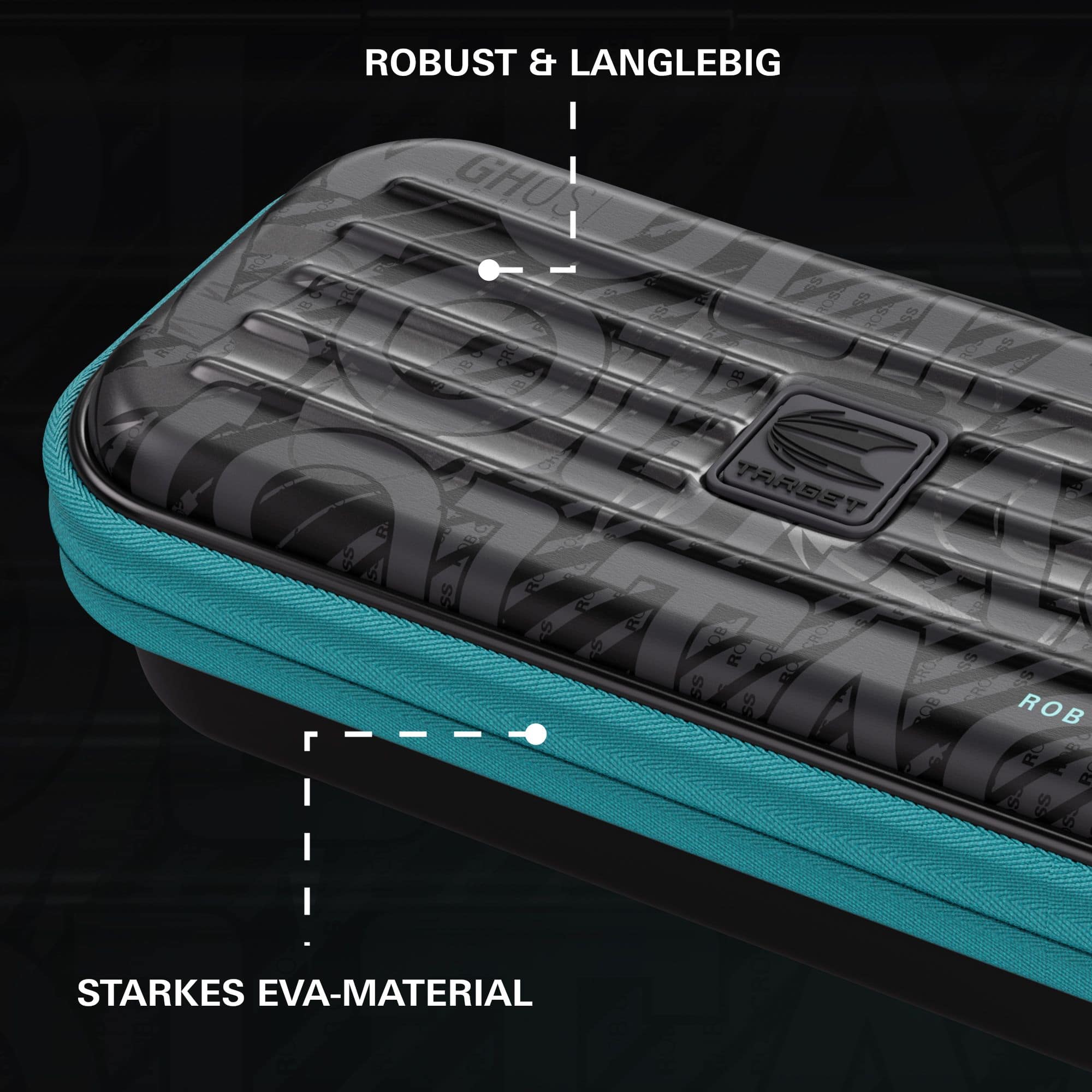 Étui à fléchettes Takoma Ghost Series Rob Cross Zu sehen ist das Takoma Ghost Series Rob Cross Dartcase. Das Dartcase überzeugt durch sein modernes Design und Funktionalität.