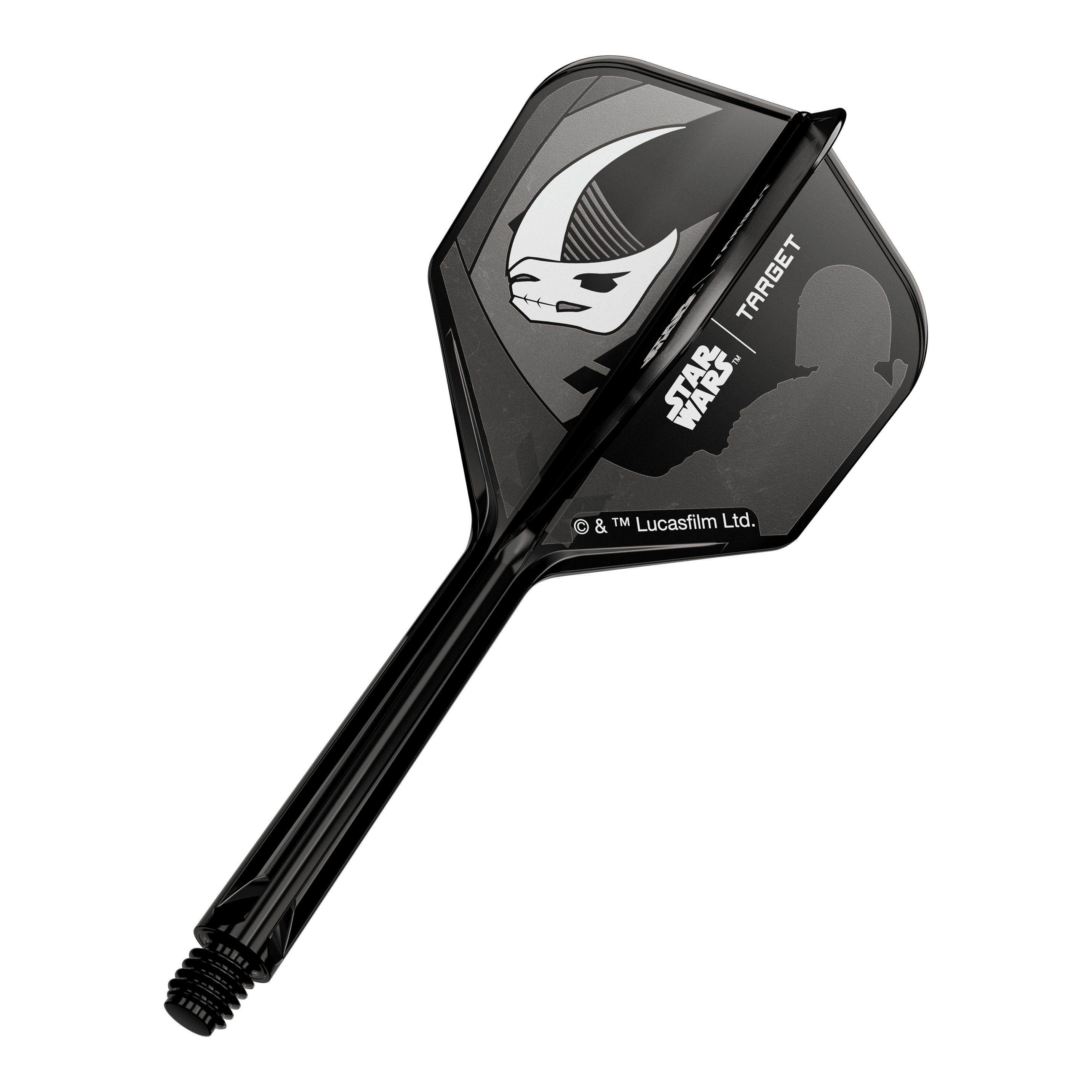 Coffret Target Star Wars K-Flex Mandalorian No6 Flights Abgebildet ist das Produkt '410625_Target_StarWars_K-Flex_Mandalorian_Armour_No6_Flights_33mm_1a'. Vermutlich sind darauf Mandalorian Armour Dart-Flights dargestellt.