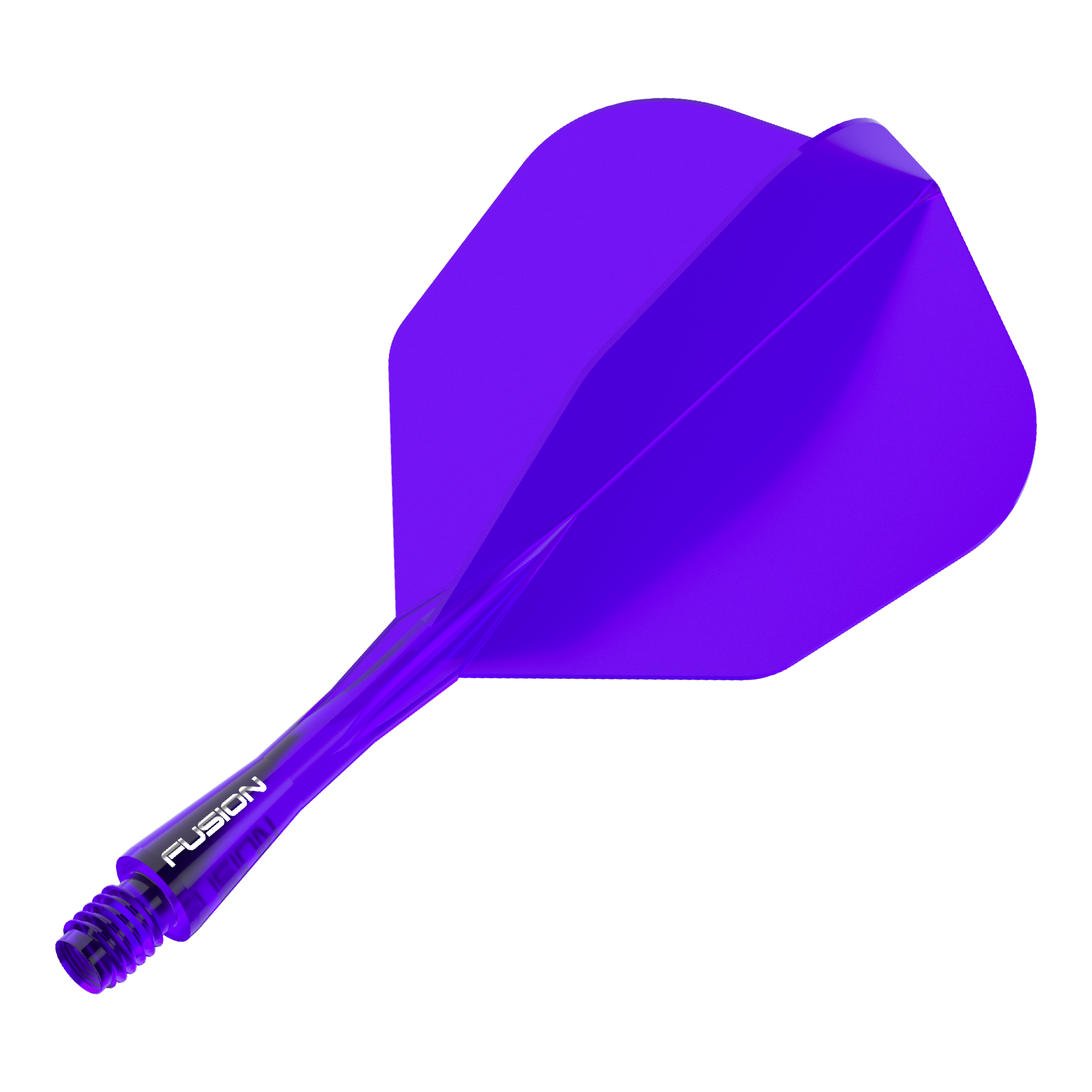 Système d'arbre de vol Winmau Fusion n° 6 violet Dieses Bild zeigt das Winmau Fusion Flight Shaft System No6 in Lila mit einer Länge von 22mm. Es handelt sich dabei um ein Einzelteil für Dartpfeile.