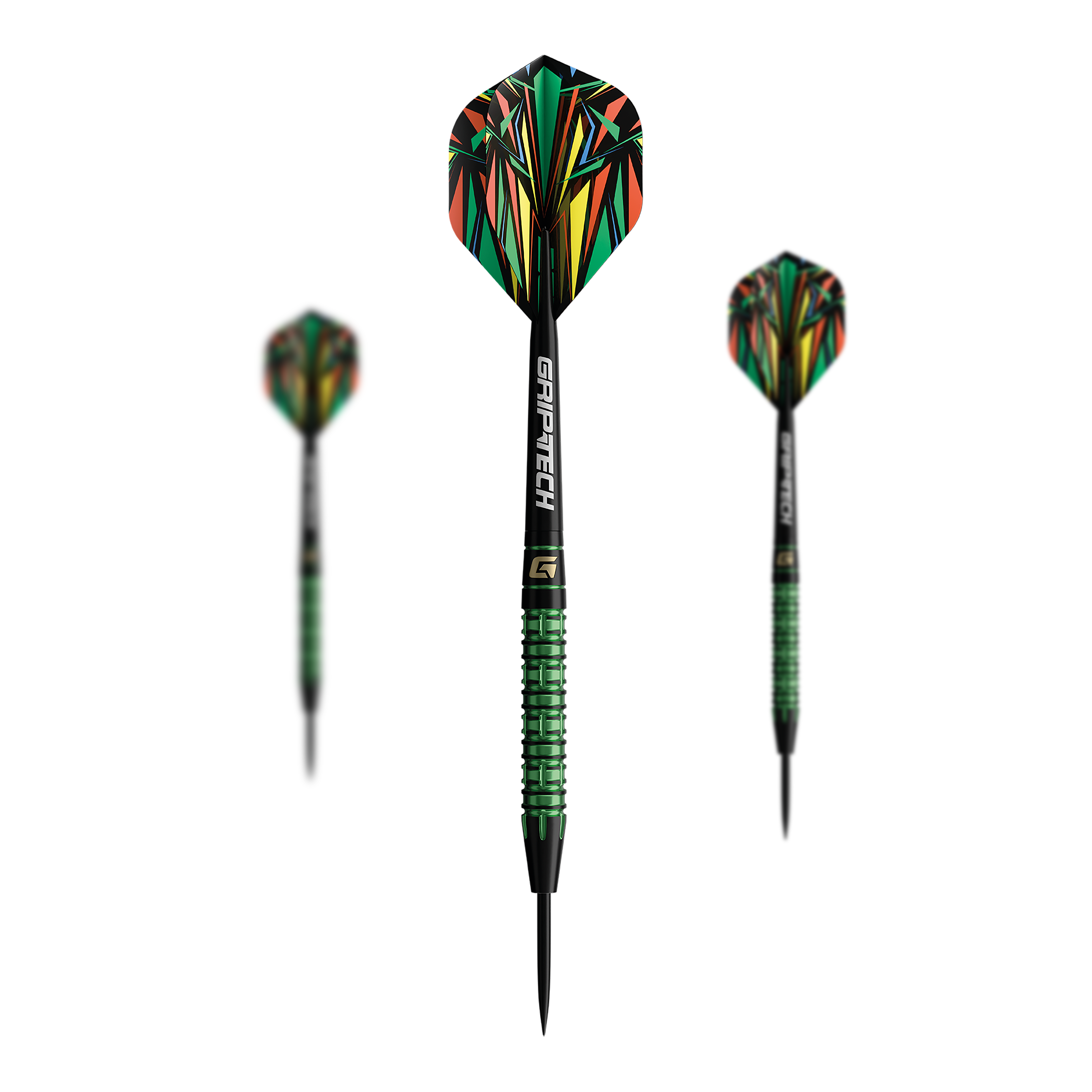 Fléchettes GOAT Athlete en acier tungstène vert Dieses Bild zeigt die GOAT Athlete Green Tungsten Steeldarts. Auf dem Foto ist die grüne Variante der Steeldarts zu sehen.
