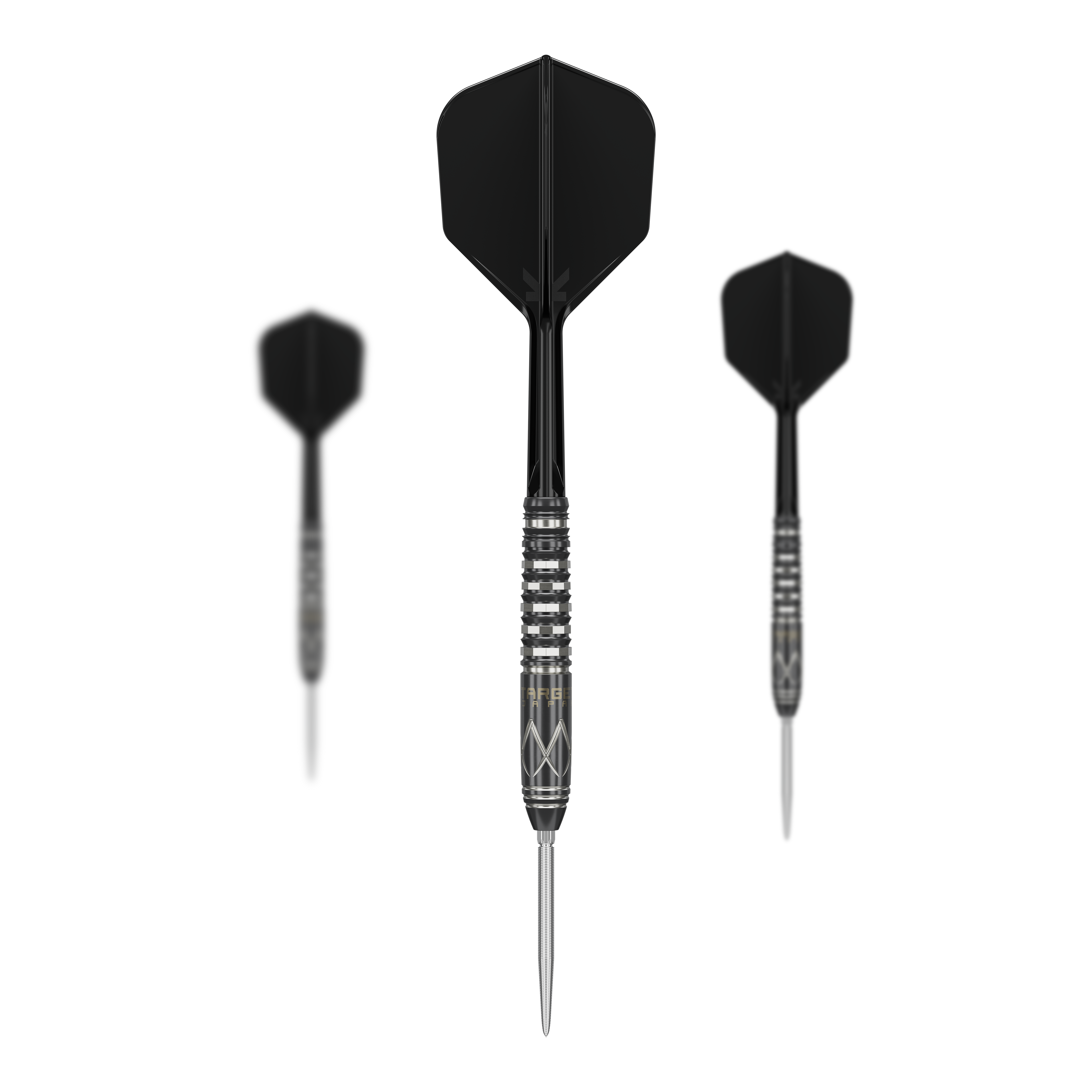 Fléchettes en acier Target Japan Black Marque Chaos Swiss Point