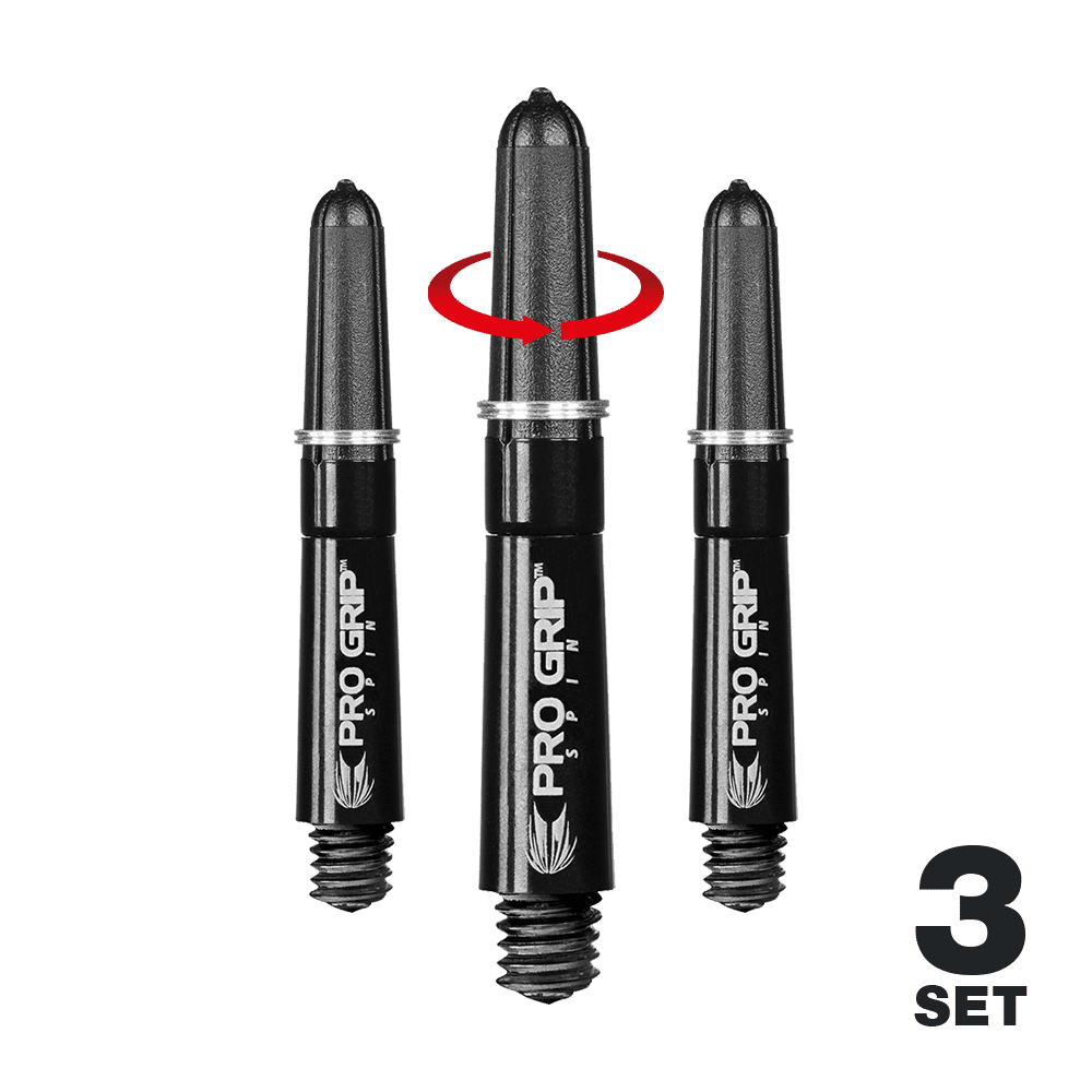 Tiges de rotation Target Pro Grip - 3 ensembles - Noir