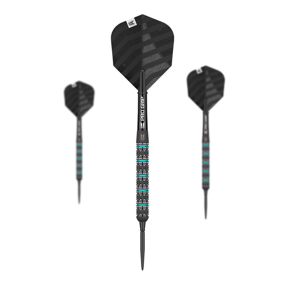 Fléchettes en acier Target Rob Cross Black Edition Swiss Point