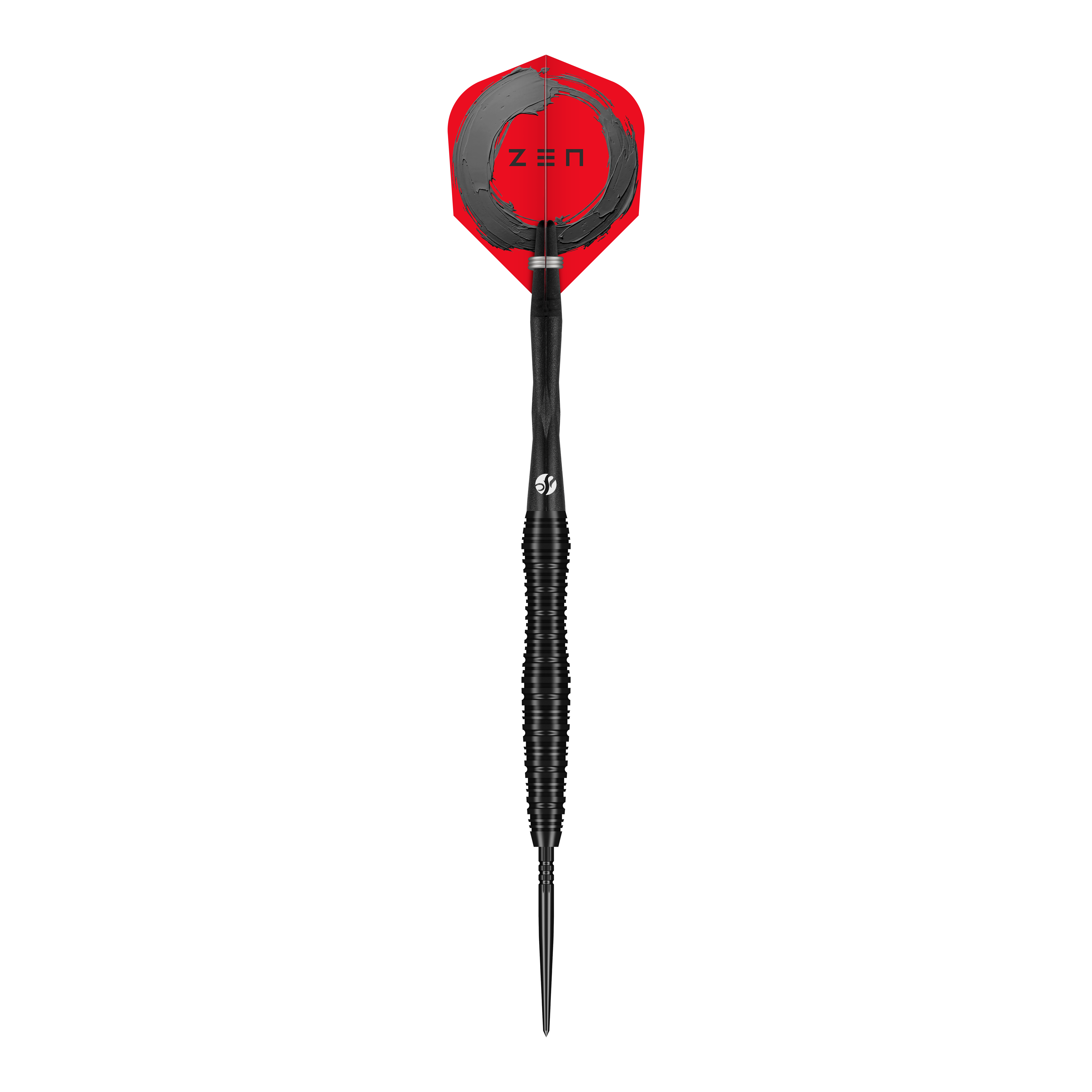 Fléchettes en acier Shot ZEN Scallop Turbo Point - 23 g Das Bild zeigt die Shot ZEN Scallop Turbo Point Steeldarts mit 23g Gewicht. Die Darts sind für Präzision und Leistung beim Dartspiel konzipiert.
