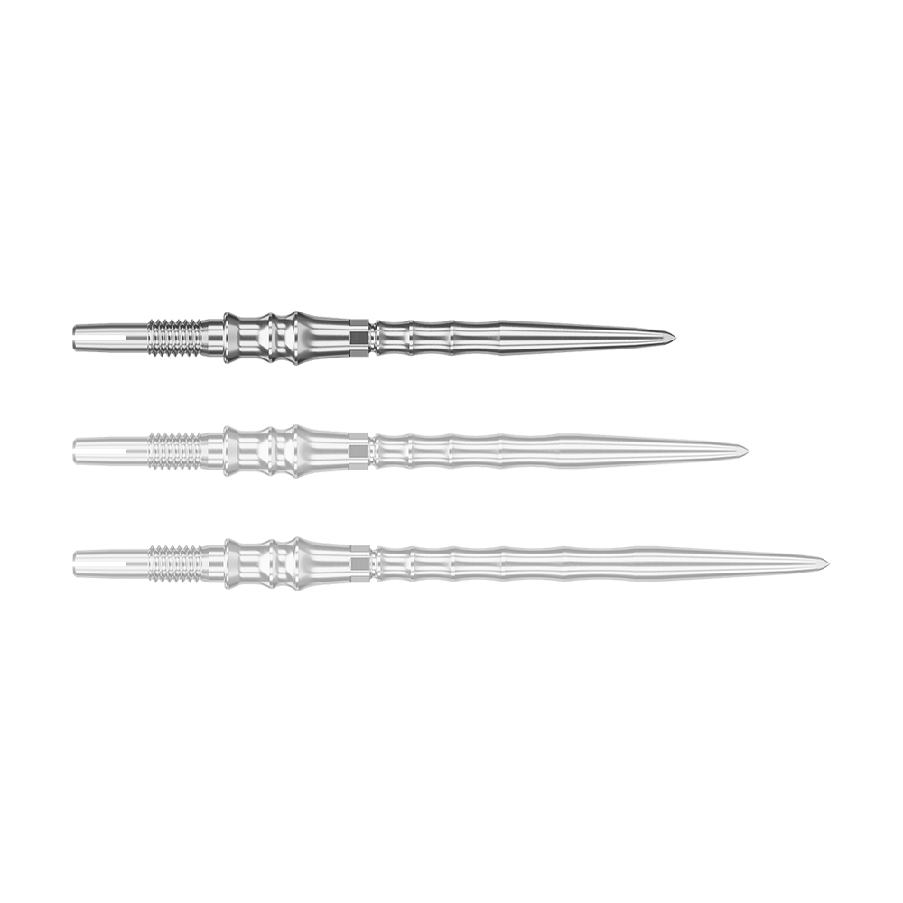 Pointes de fléchettes Target Japan Premium Swiss Point - Argent Das Bild zeigt Dartspitzen in Silber. Die Datei heißt "340379_Target_Japan_Premium_SwissPoint_Dartspitzen_Silber_30mm_1".