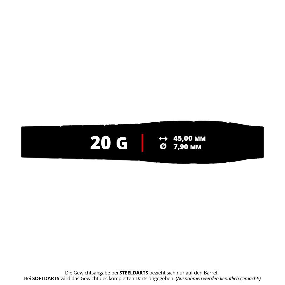 Fléchettes souples Caliburn Starships Series Falcon - 20 g Auf dem Bild sind die Caliburn Starships Series Falcon Softdarts - 20g abgebildet. Die Softdarts eignen sich ideal für ambitionierte Spieler und verfügen über eine hochwertige Verarbeitung.