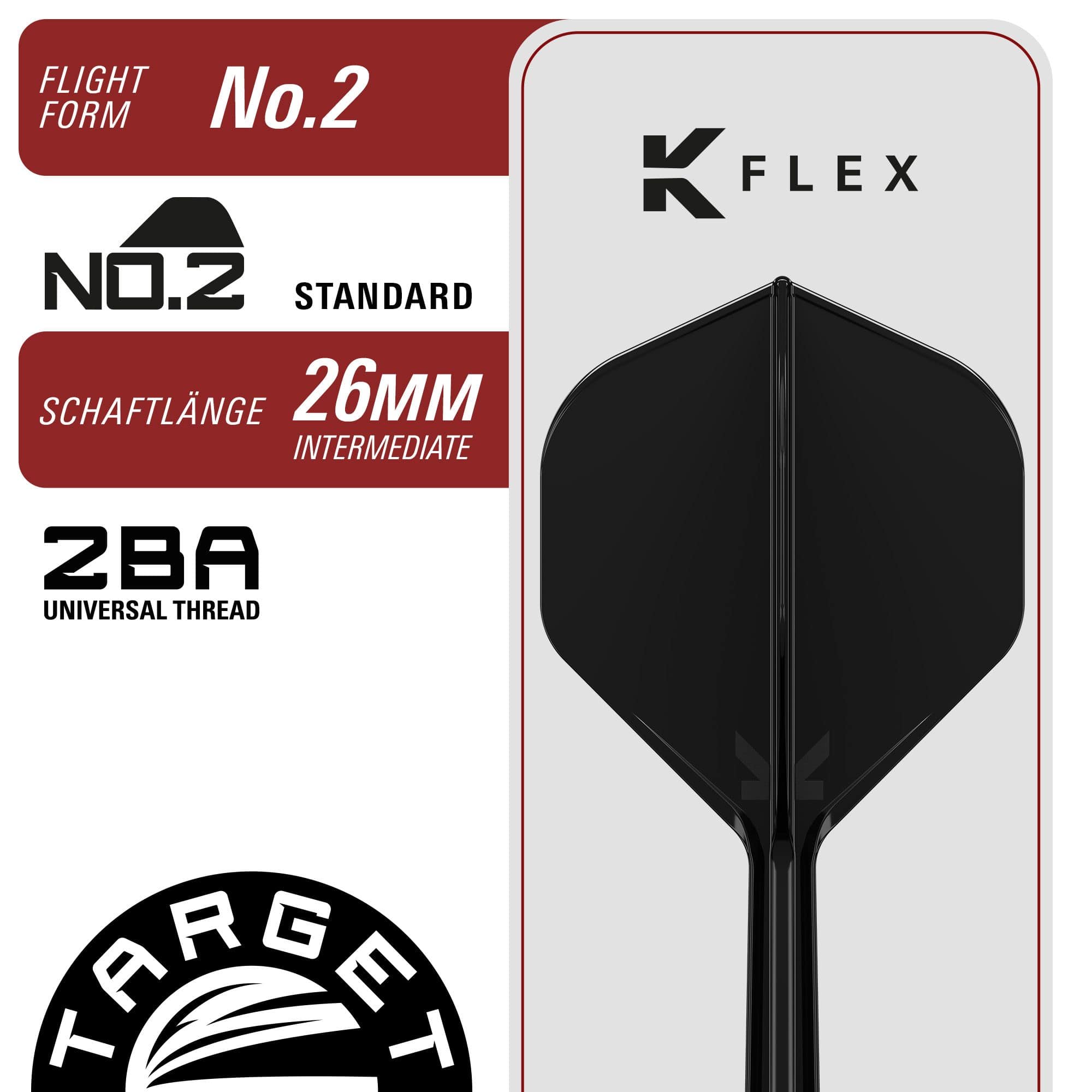 Fléchettes en acier Target Japan Black Marque Blaze Swiss Point - 23 g Target Japan Black Marque Blaze Swiss Point Steeldarts - 23g ist auf diesem Bild zu sehen. Edles Dart-Set in Schwarz für professionelle Spieler.