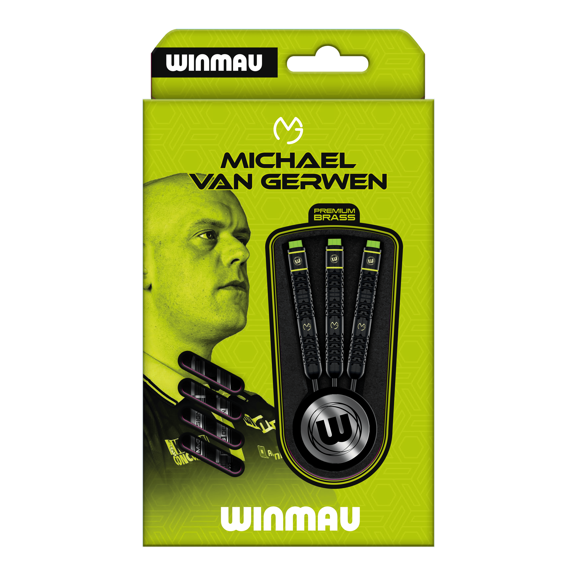 Fléchettes en acier Winmau Michael Van Gerwen - 21 g