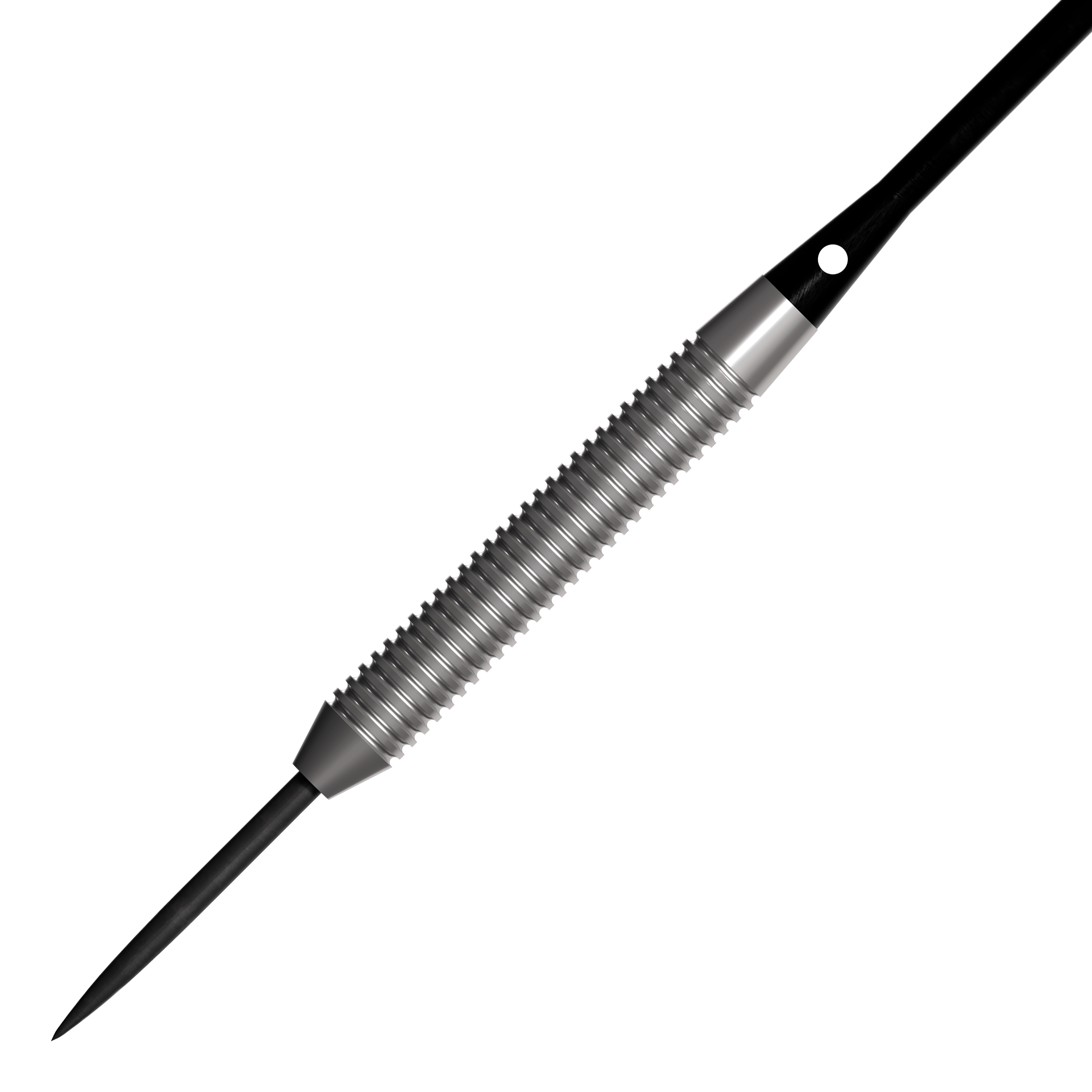 Fléchettes en acier orange Bulls NL Lightning Das Bild zeigt einen Bulls NL Lightning Orange Steeldart. Der Dart hat eine metallische, gerillte Oberfläche und eine scharfe Spitze.