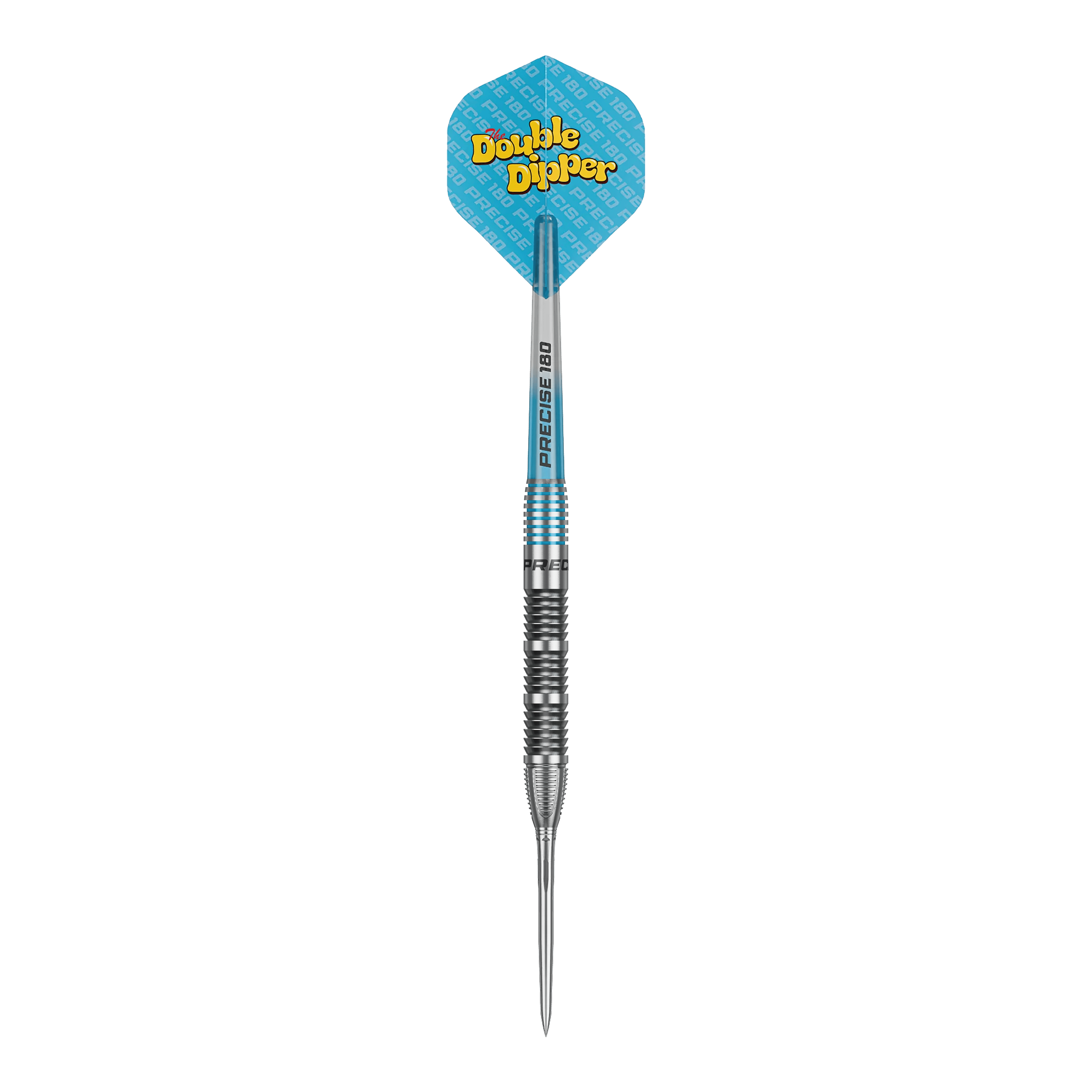 Fléchettes en acier Precise 180 Bela Schugmann Double Dipper V1 Dies ist ein Bild der Precise 180 Bela Schugmann Double Dipper V1 Steeldarts. Die Steeldarts sind für präzises Dartspiel gestaltet.