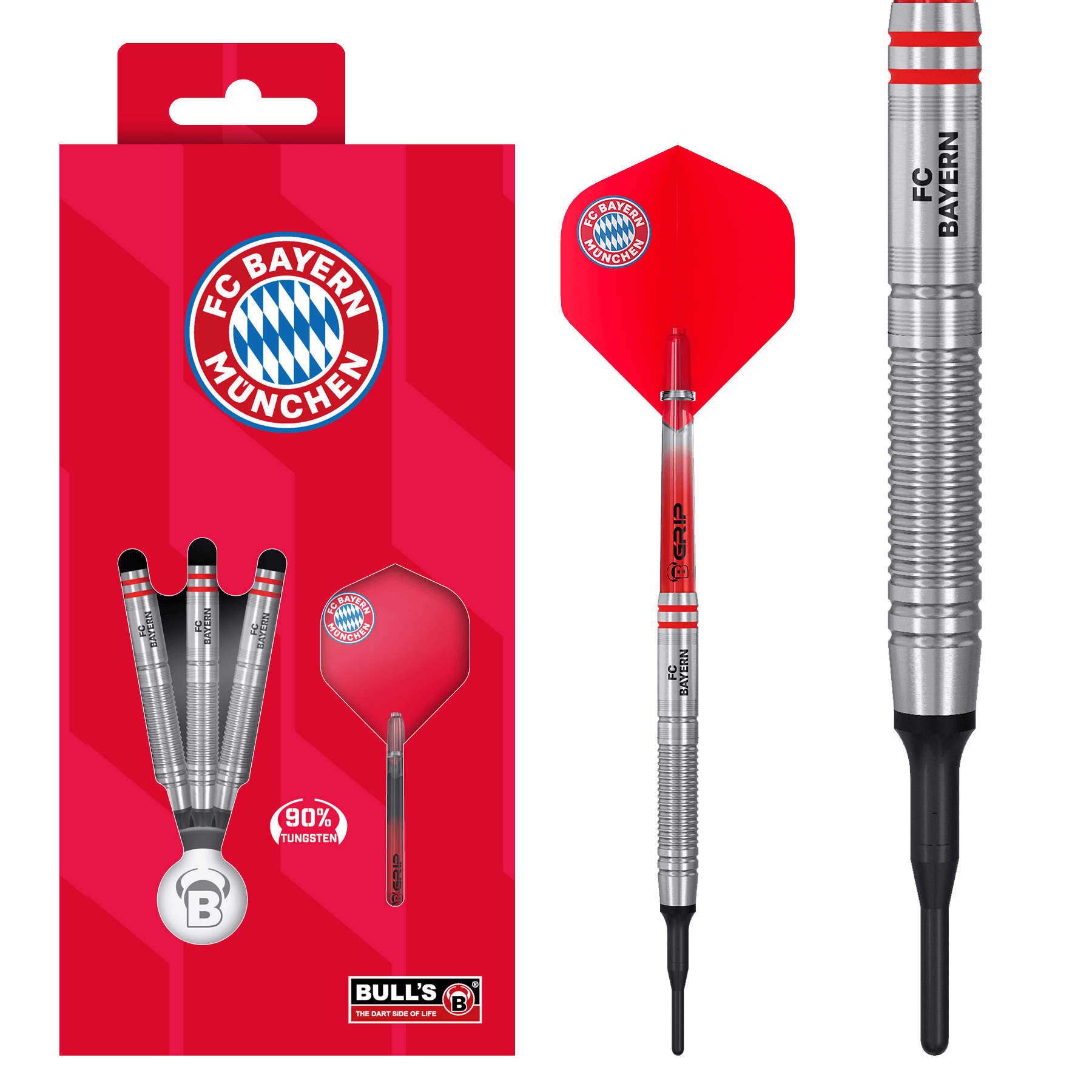 Fléchettes souples en tungstène Bulls FC Bayern Munich - 18 g