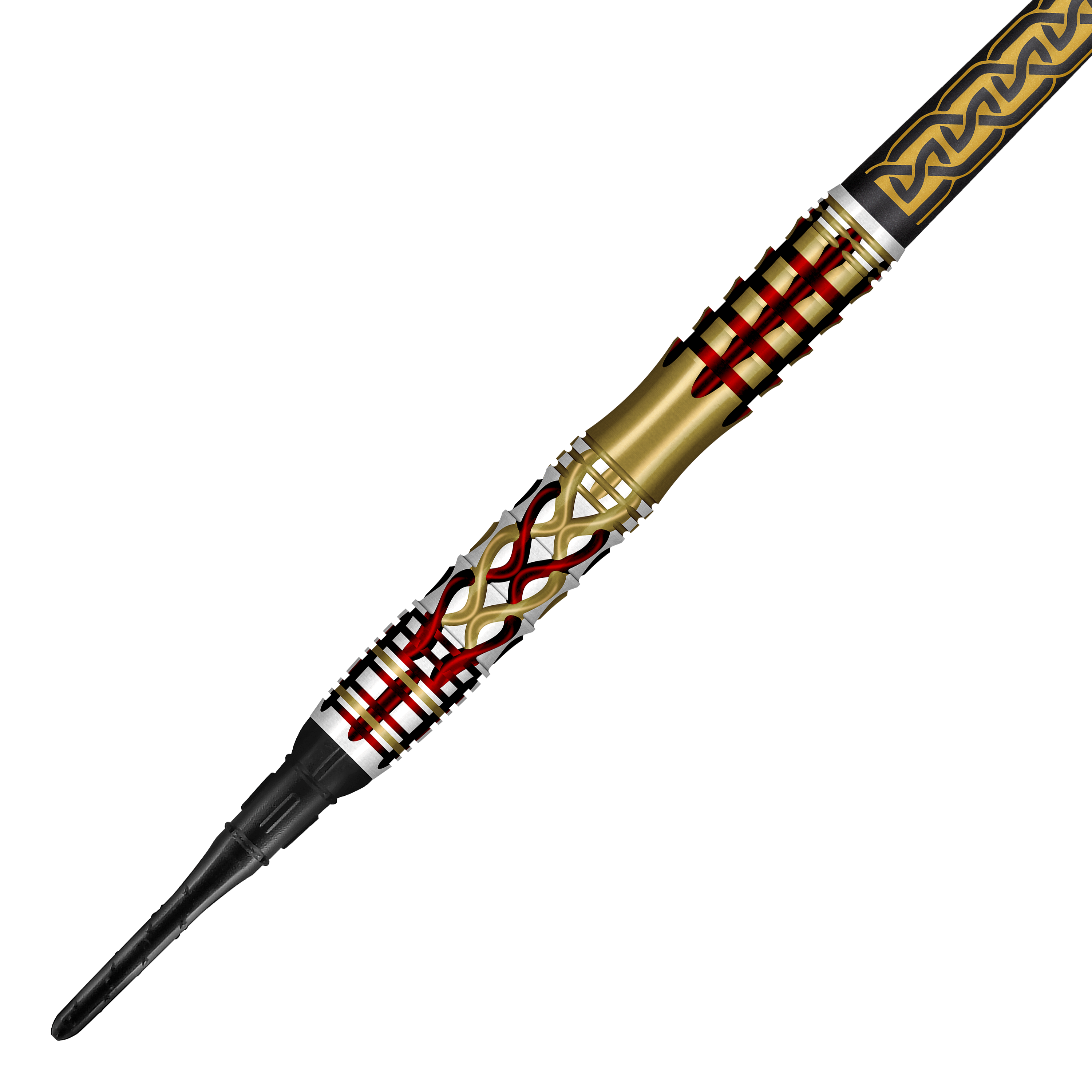 Zu sehen ist das Produkt Shot Goths Alaric Softdarts - 20g. Die Softdarts werden hier in einer seitlichen Perspektive abgebildet.