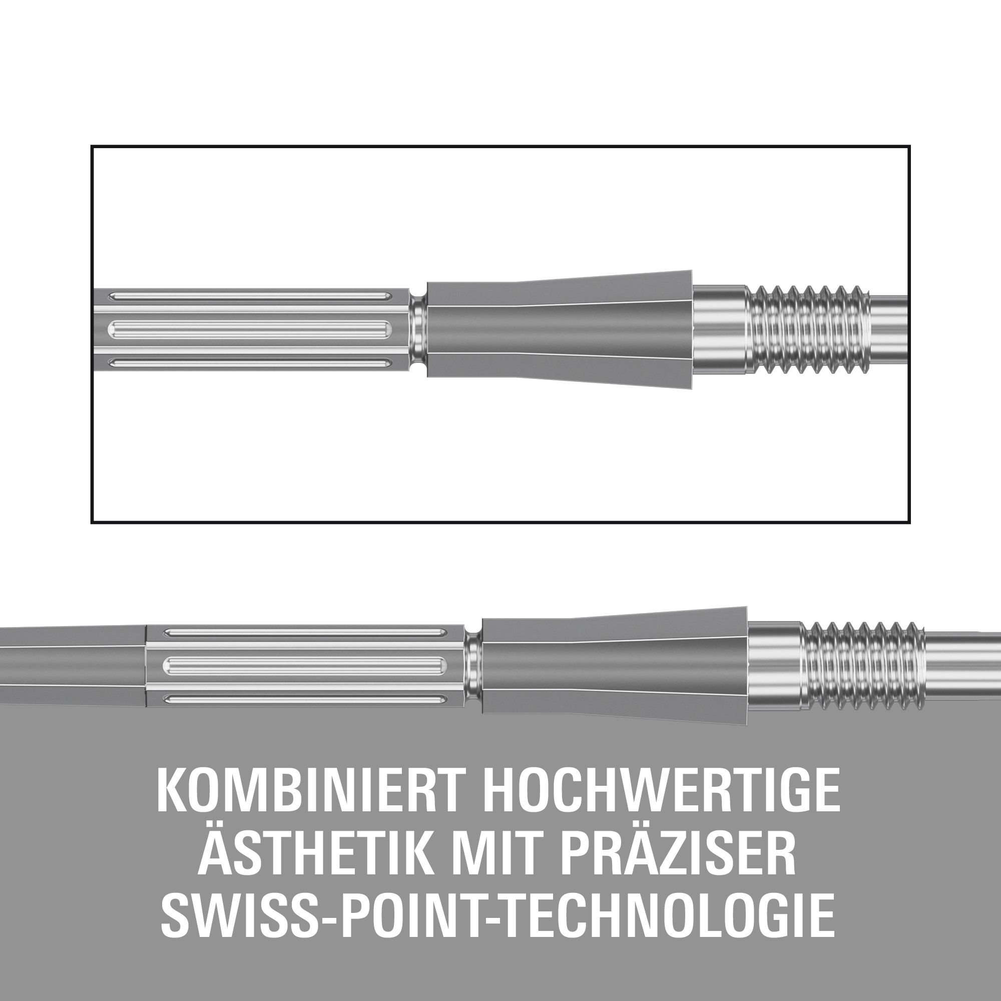Pointes de fléchettes en acier Target Elysian Archetype 43 Swiss Point - Argent Target Elysian Archetype 43 Swiss Point Steeldartspitzen in Silber. Diese Dartspitzen sind für präzises Werfen entwickelt.