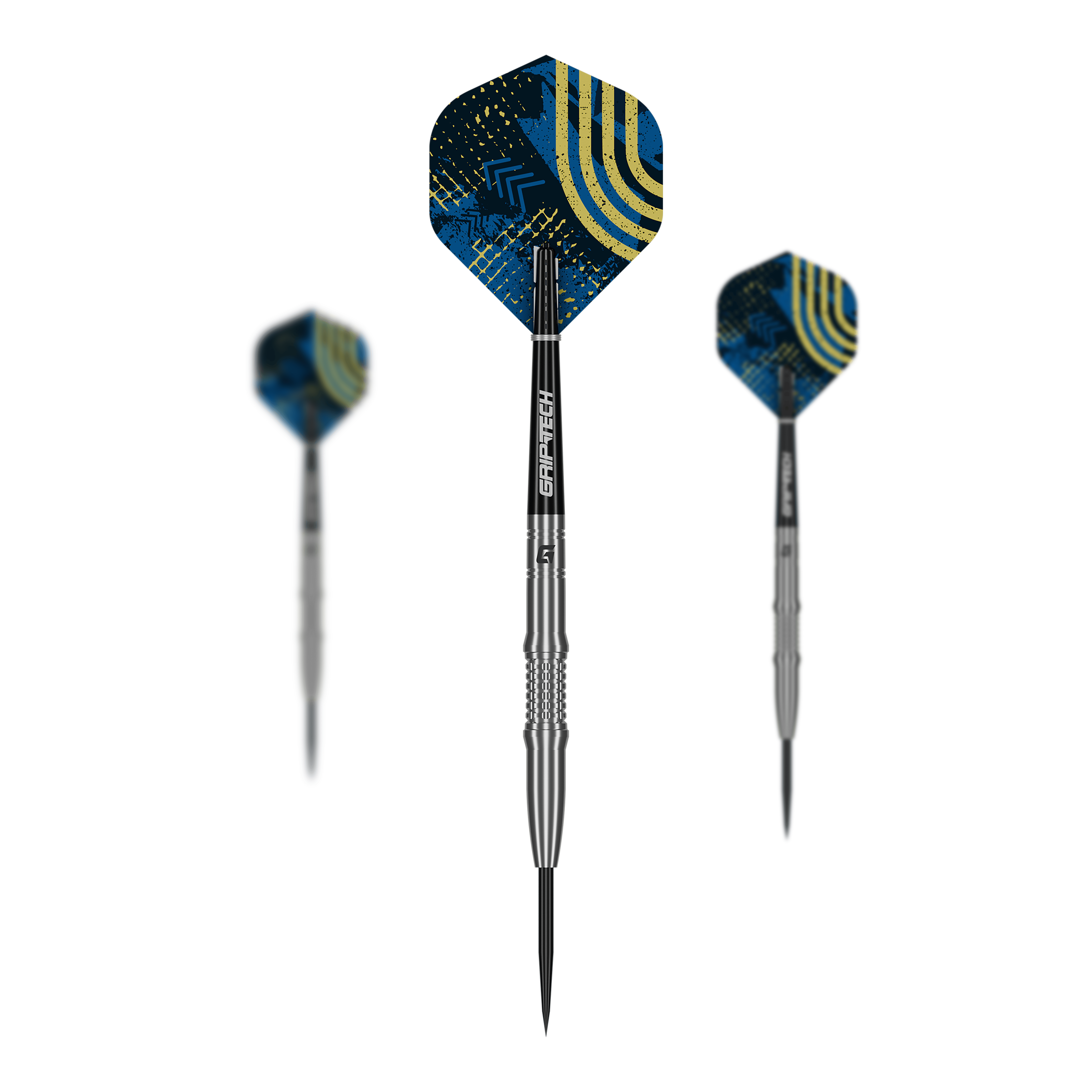 Javelot GOAT Steel Darts Zu sehen ist das Produkt GOAT Javelin Tungsten Steeldarts. Der Dartpfeil besteht aus robustem Tungsten.