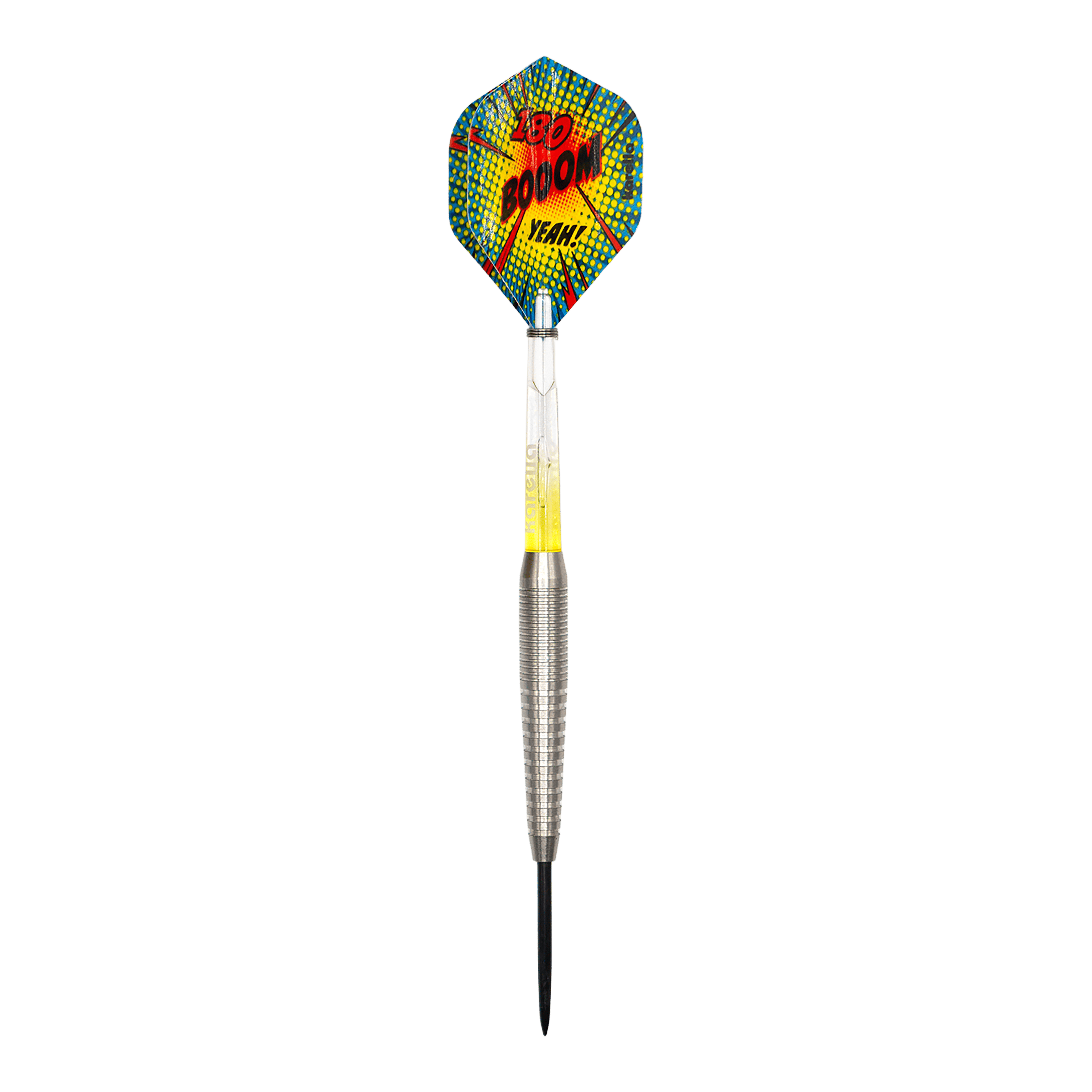 Fléchettes en acier Karella Comic Line CL-5 - 21 g Hier sieht man die Karella Comic Line CL-5 Steeldarts - 21g. Es sind stilvolle Steeldarts für präzises Werfen.