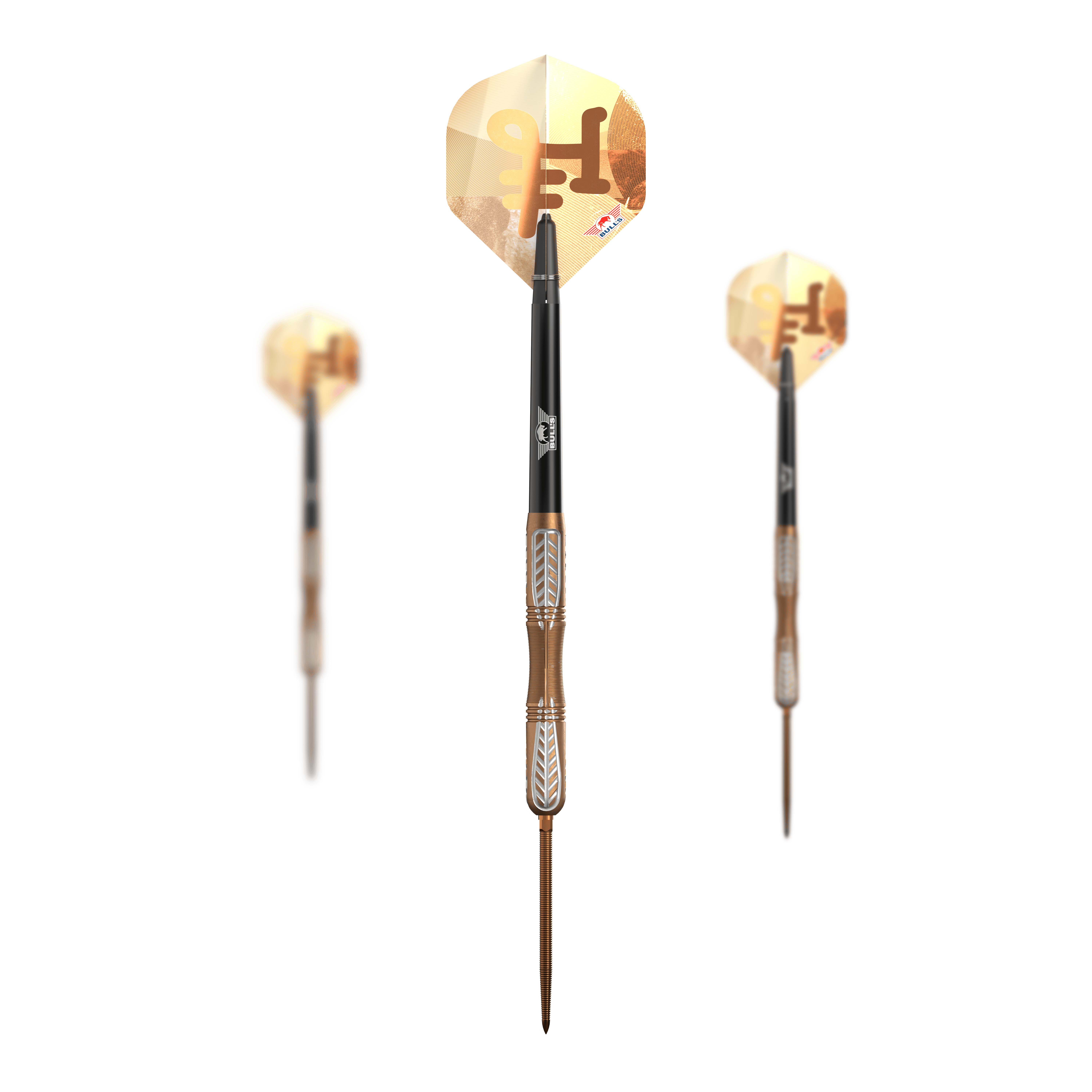 Fléchettes en acier Bulls NL Bronzo True Convertible Point