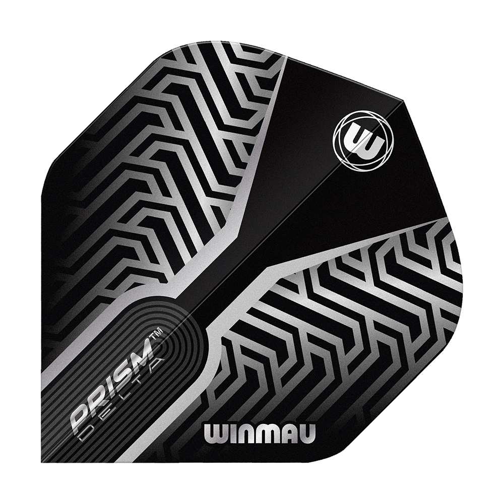 Vols standard Winmau Prism Delta Silver No2 Das Bild zeigt die Winmau Prism Delta Silver No2 Standard Flights. Diese Flights sind für den Einsatz an Dartpfeilen geeignet.