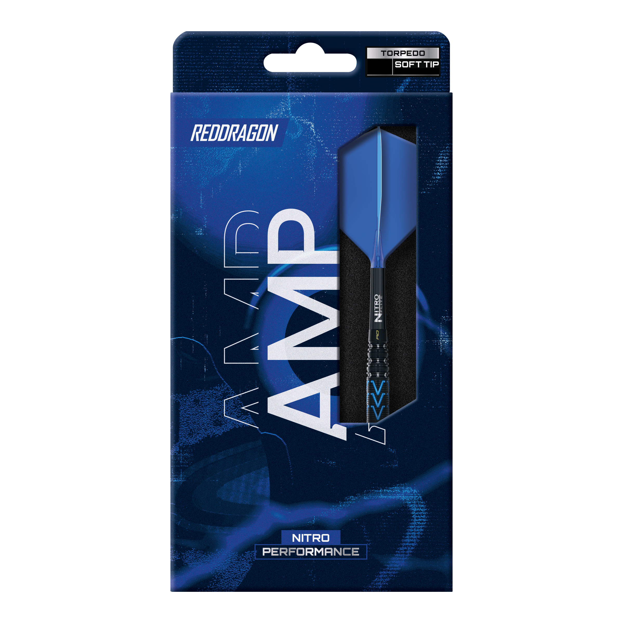 Fléchettes souples Red Dragon Amp Torpedo - 22 g Abgebildet ist ein Red Dragon Amp Torpedo Softdart mit 22 Gramm. Der Pfeil ist speziell für Softdart-Wettbewerbe entwickelt.