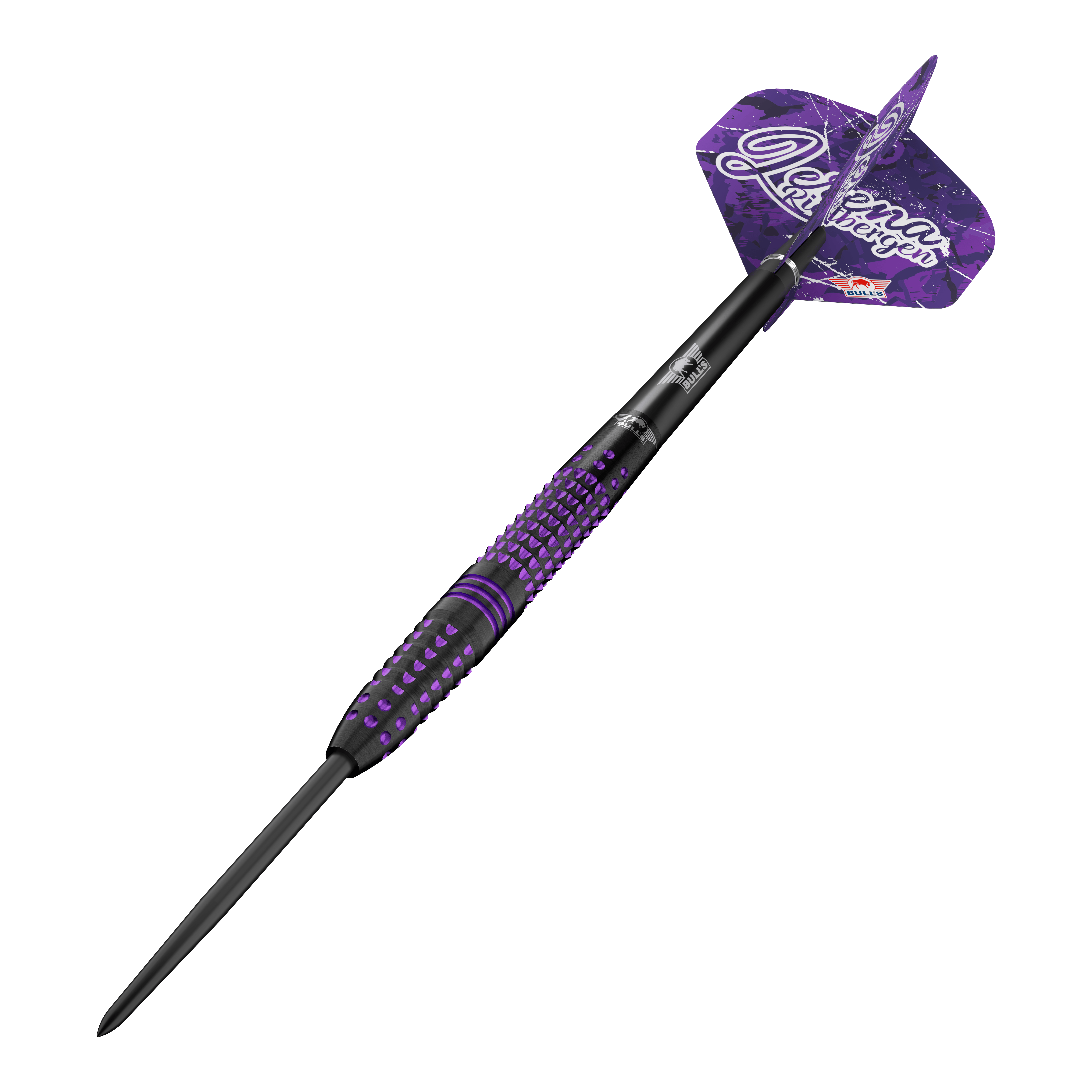 Fléchettes en acier Bulls NL Lerena Rietbergen - 24g Abgebildet sind die Bulls NL Lerena Rietbergen Steeldarts - 24g. Das Bild zeigt die Details und die hochwertige Verarbeitung der Steeldarts.