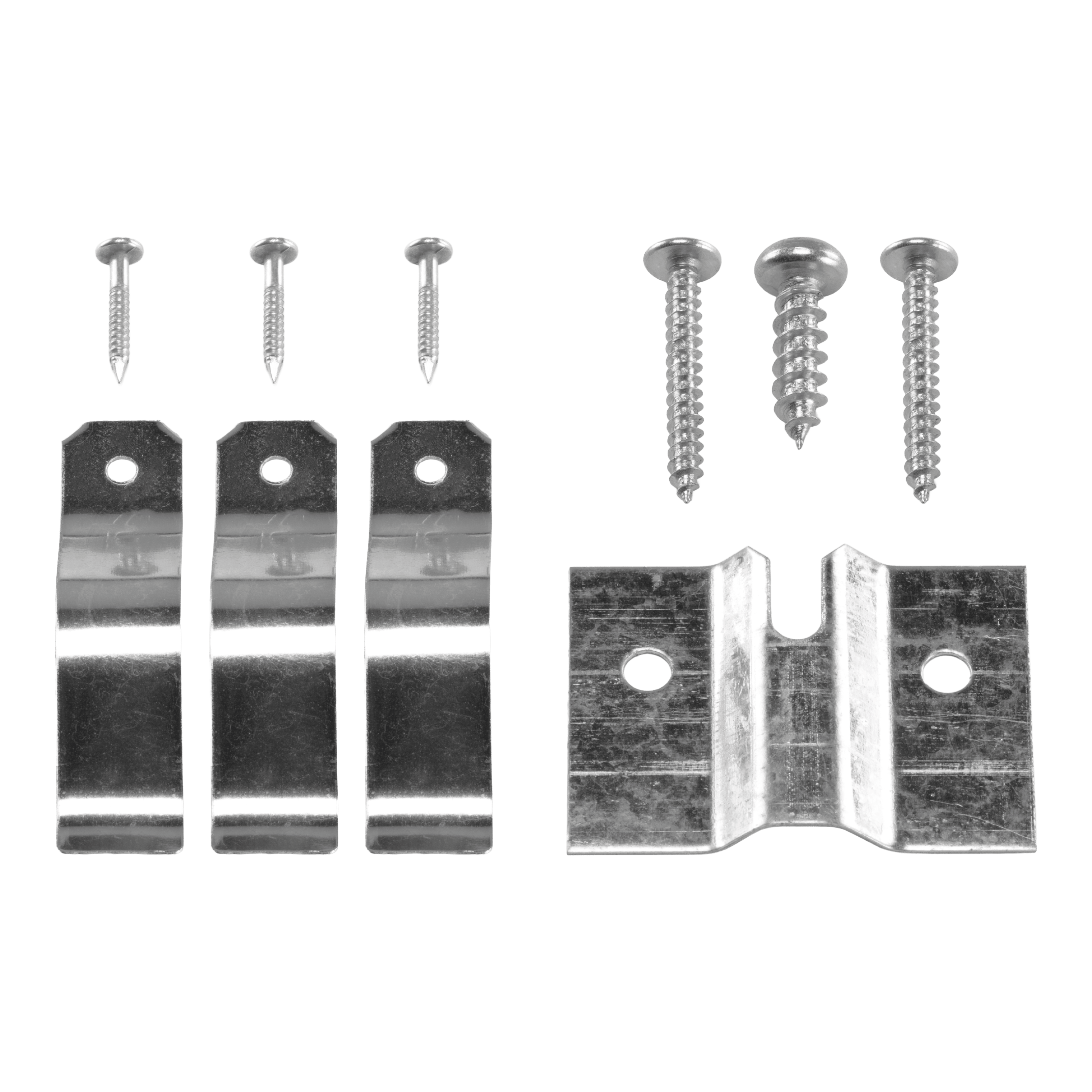 Kit de fixation murale pour cible de fléchettes Winmau Ein Befestigungsset für eine Dartscheibe ist abgebildet. Das Produkt ist für die Wandmontage geeignet.