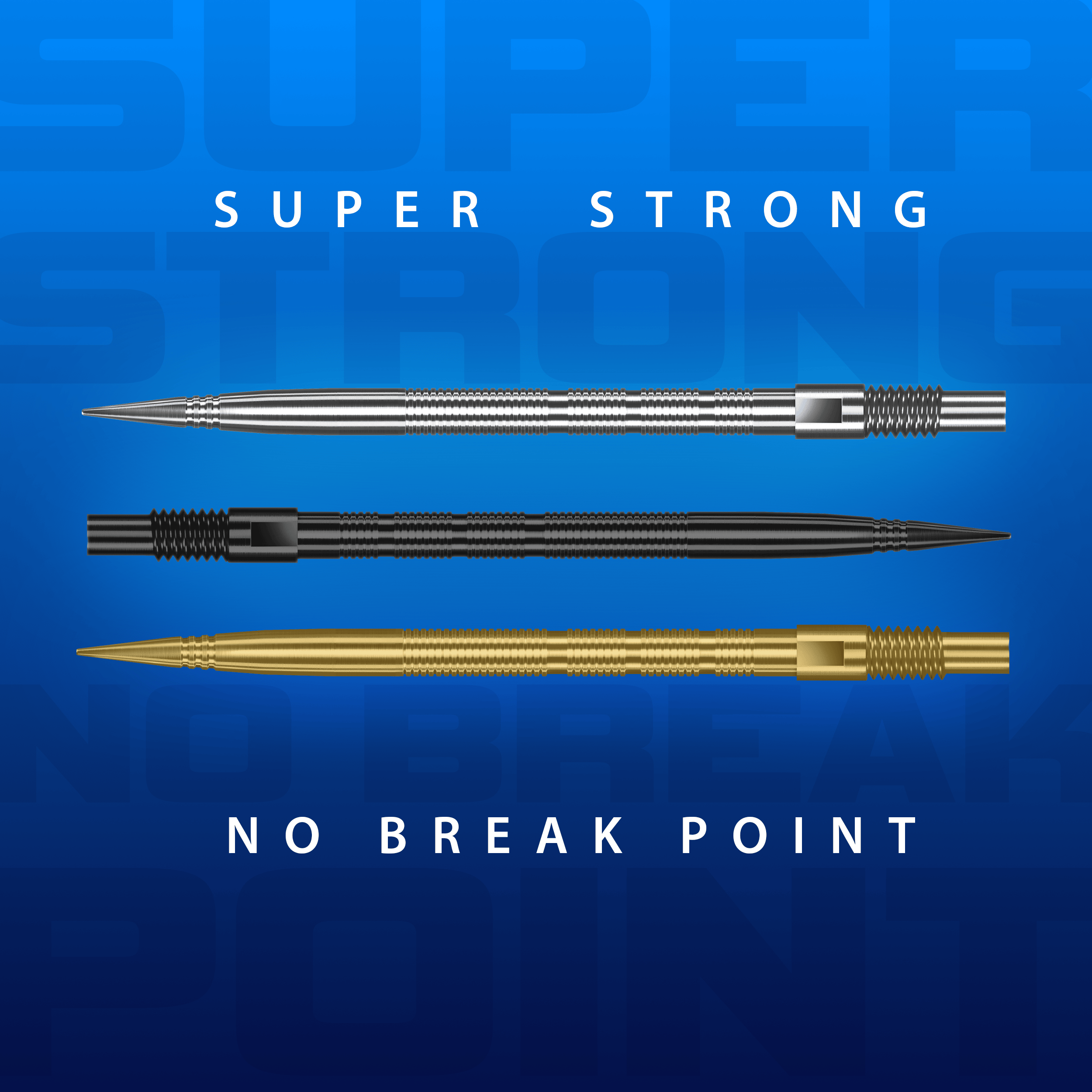 Pointes de fléchettes Harrows Quick Point Micro Ridge - Or Abgebildet sind Harrows Quick Point Micro Ridge Dartspitzen in Schwarz. Die Oberfläche ist mit feinen Rillen strukturiert.