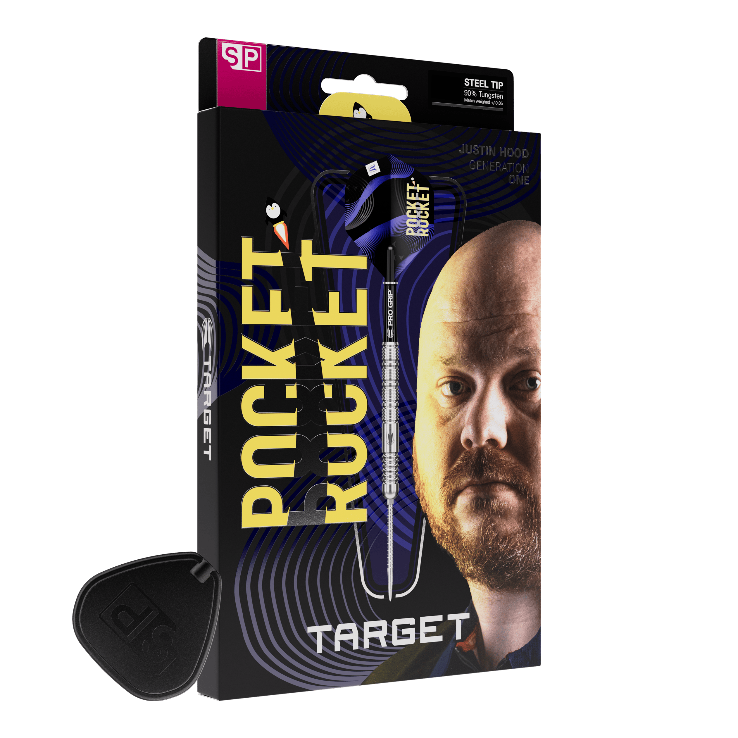 Fléchettes en acier Target Justin Hood Swiss Points - 23 g Fléchettes en acier Target Justin Hood Swiss Points - 23 g