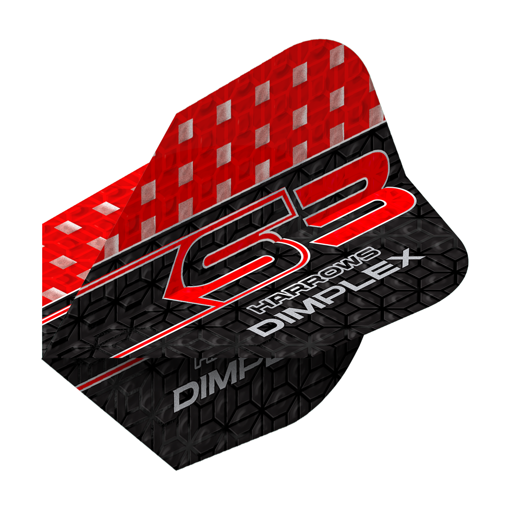 Harrows Dimplex S3 Flights - Rot