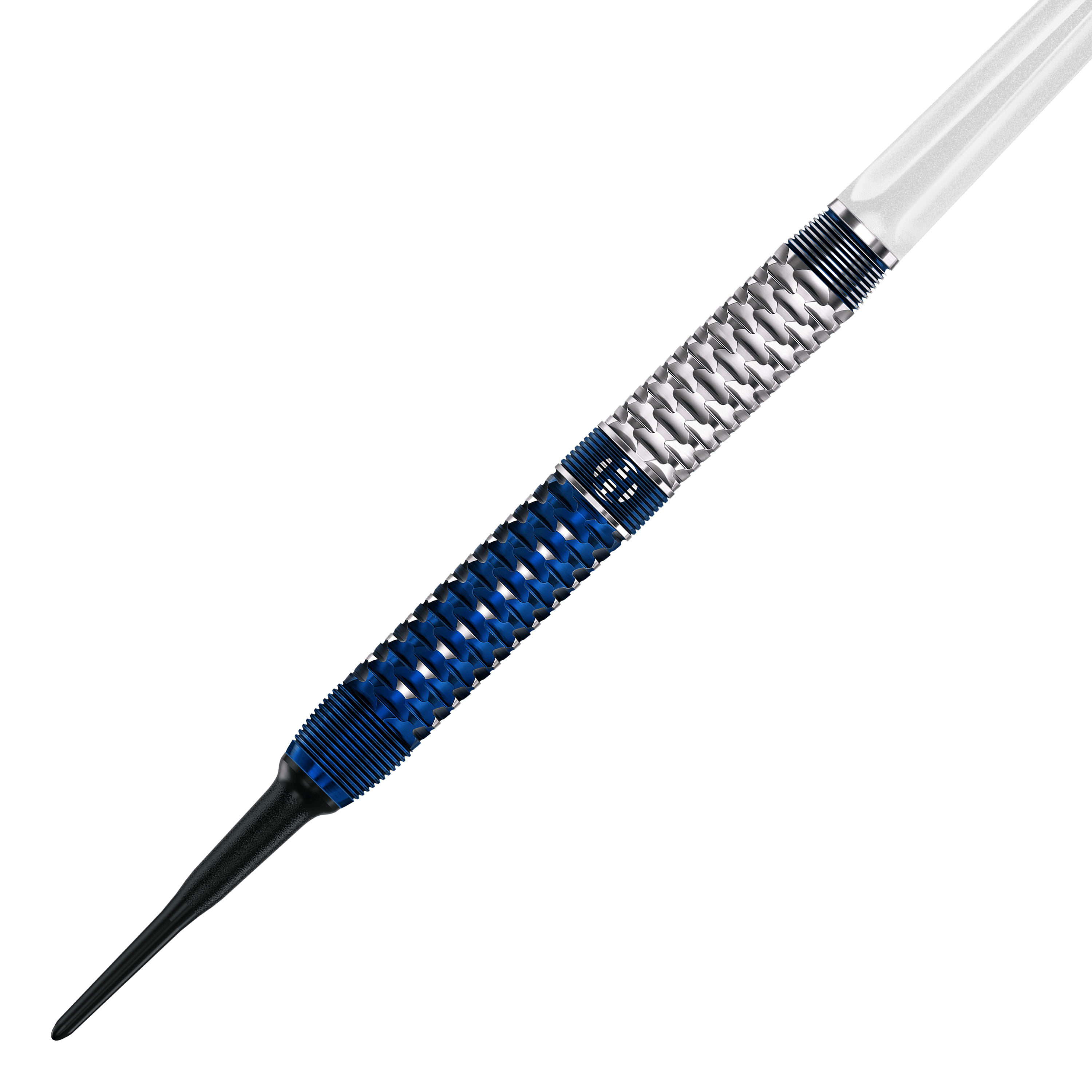 Fléchettes souples parallèles Harrows GEO Zu sehen ist ein Harrows GEO Parallel Softdart im Detail. Es handelt sich um ein modernes Dartpfeil-Modell für Softdartspiele.