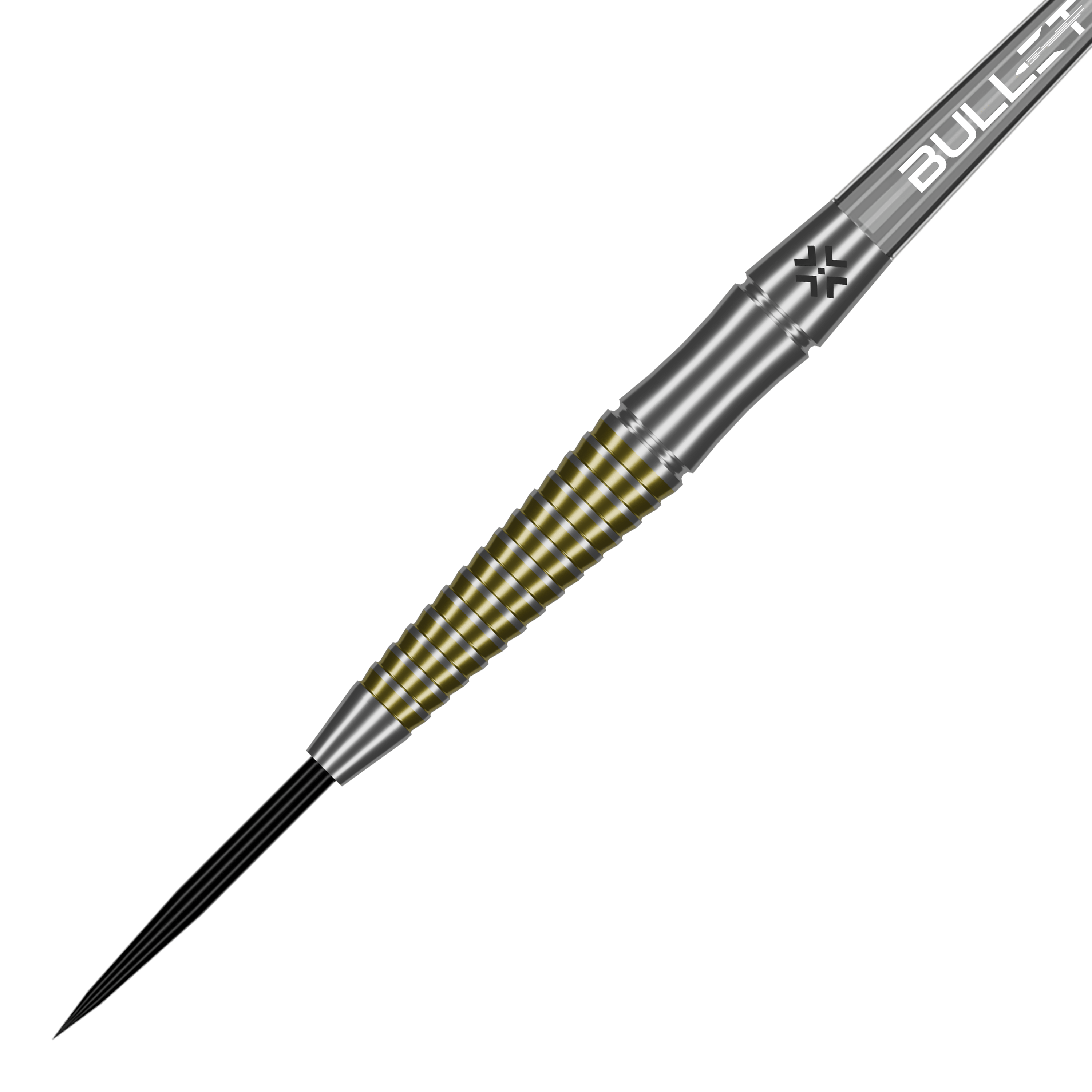 fléchettes en acier Bullet Fang Abgebildet sind die Bullet Fang Steeldarts aus Seitenansicht. Die Darts werden im Profil dargestellt.