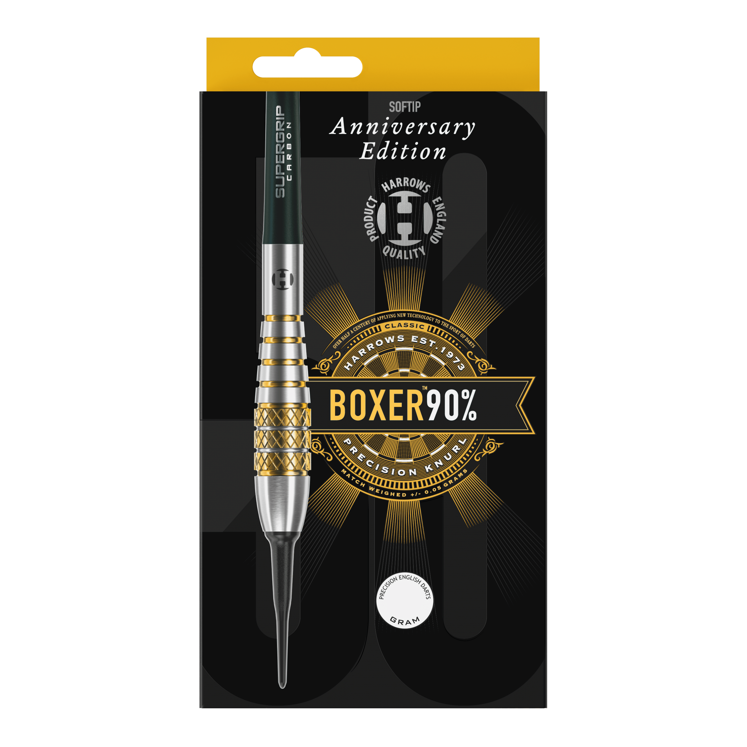 Harrows Anniversary Edition Boxer Bomb Fléchettes souples – 18 g